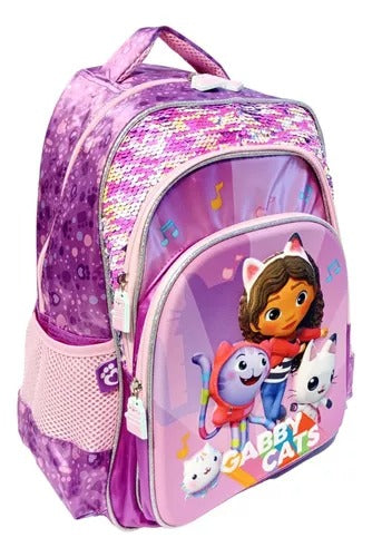 MOCHILA PRIMARIA 3D MOD. GB404A75BP GABBY'S DOLL HOUSE