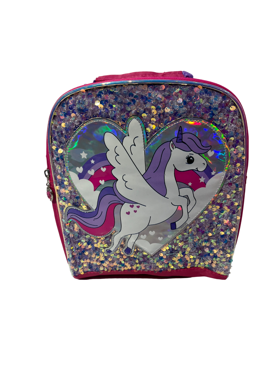 KIT 3 EN 1 MOCHILA PRIMARIA CON LUZ UNICORNIO GARCO