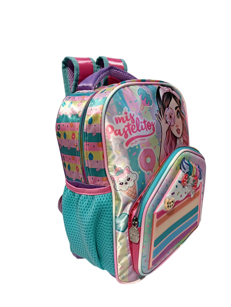 MOCHILA KINDER 3D MOD.182642 MIS PASTELITOS RUZ