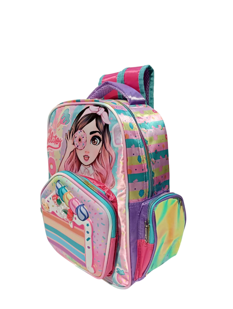 MOCHILA KINDER 3D MOD.182642 MIS PASTELITOS RUZ