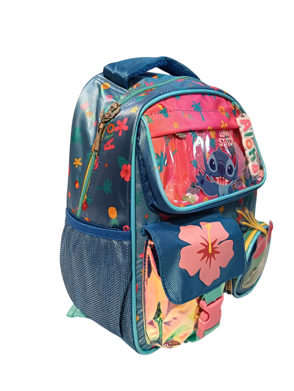 MOCHILA KINDER MOD.182686 STITCH RUZ