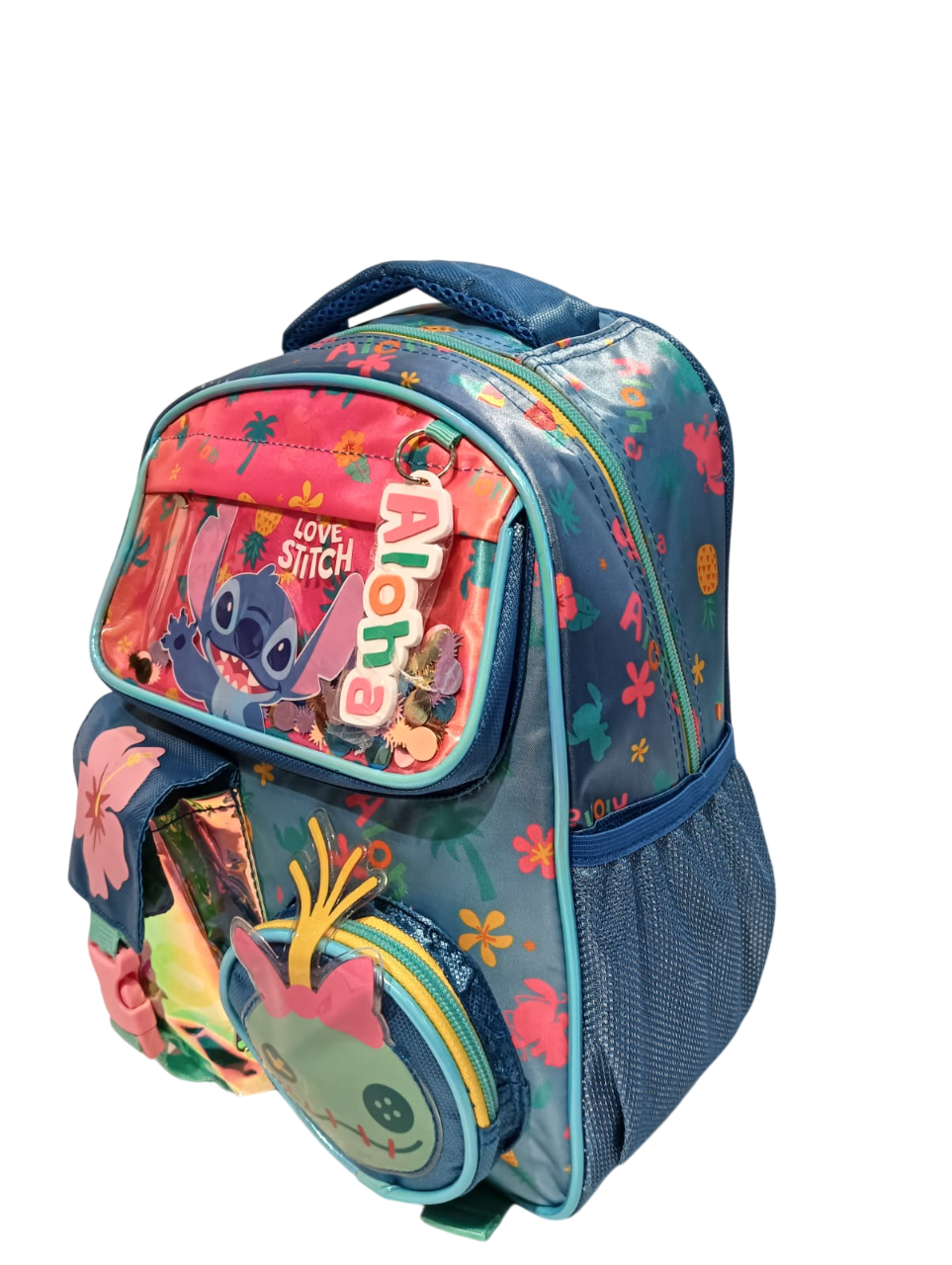 MOCHILA KINDER MOD.182686 STITCH RUZ