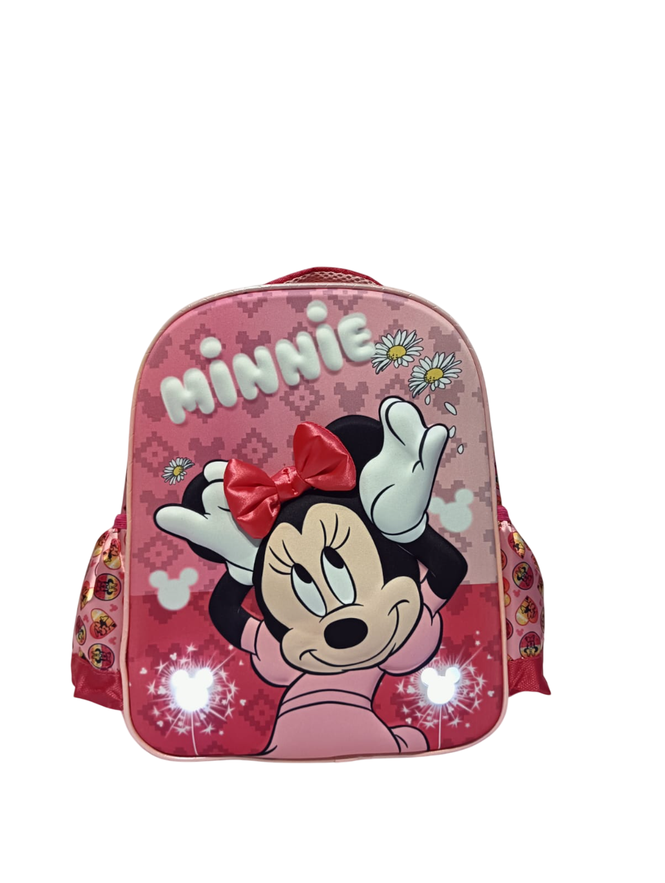 MOCHILA KINDER MOD.183557 MINNIE CON LUZ RUZ