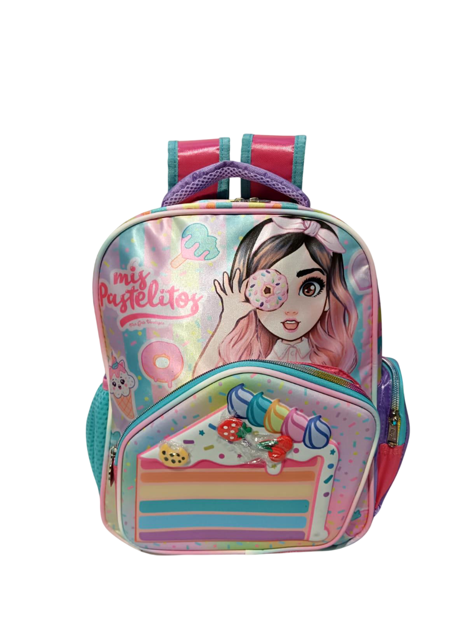 MOCHILA KINDER 3D MOD.182642 MIS PASTELITOS RUZ