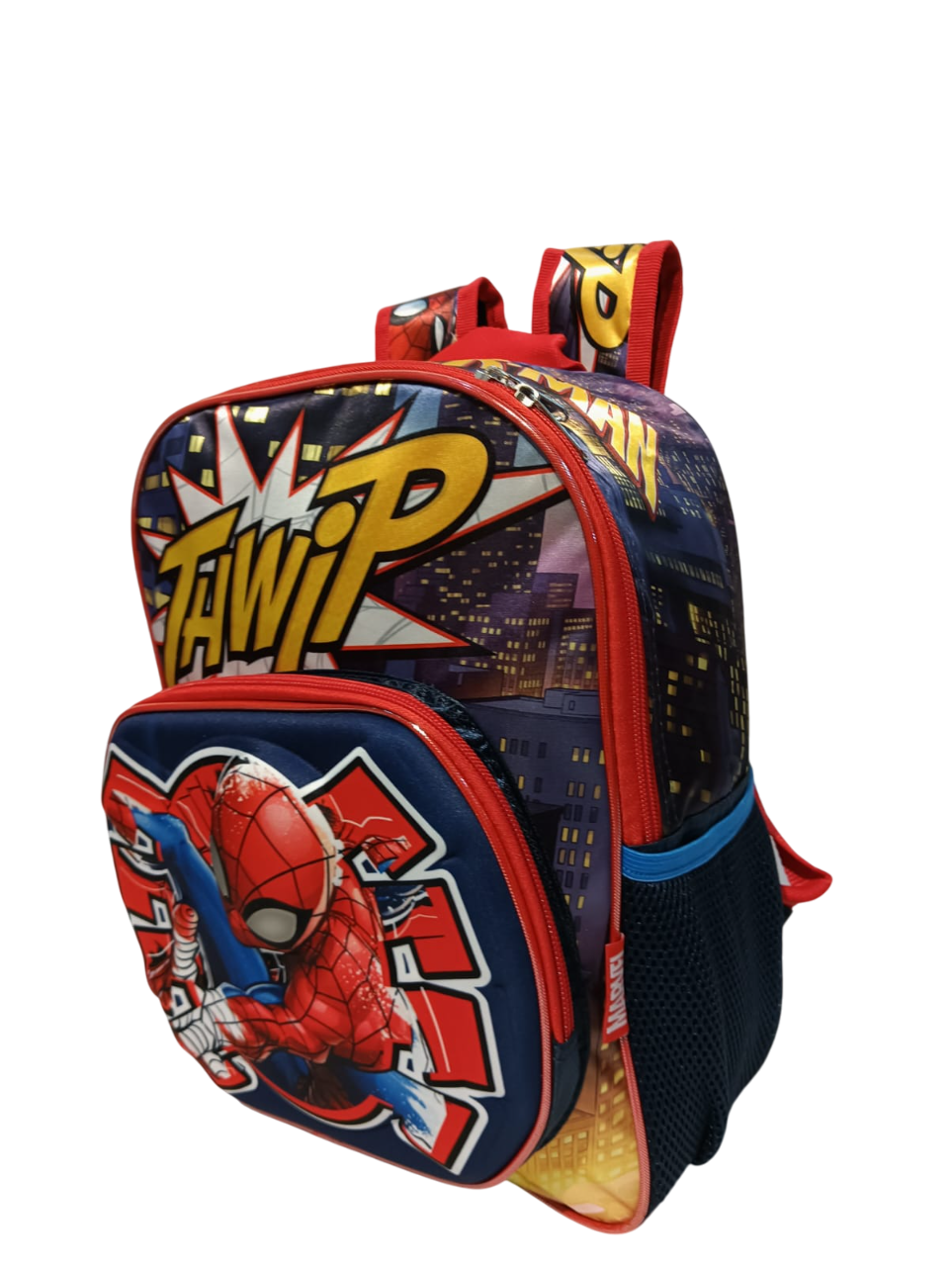 MOCHILA KINDER MOD.184467 SPIDER-MAN CON LUZ RUZ
