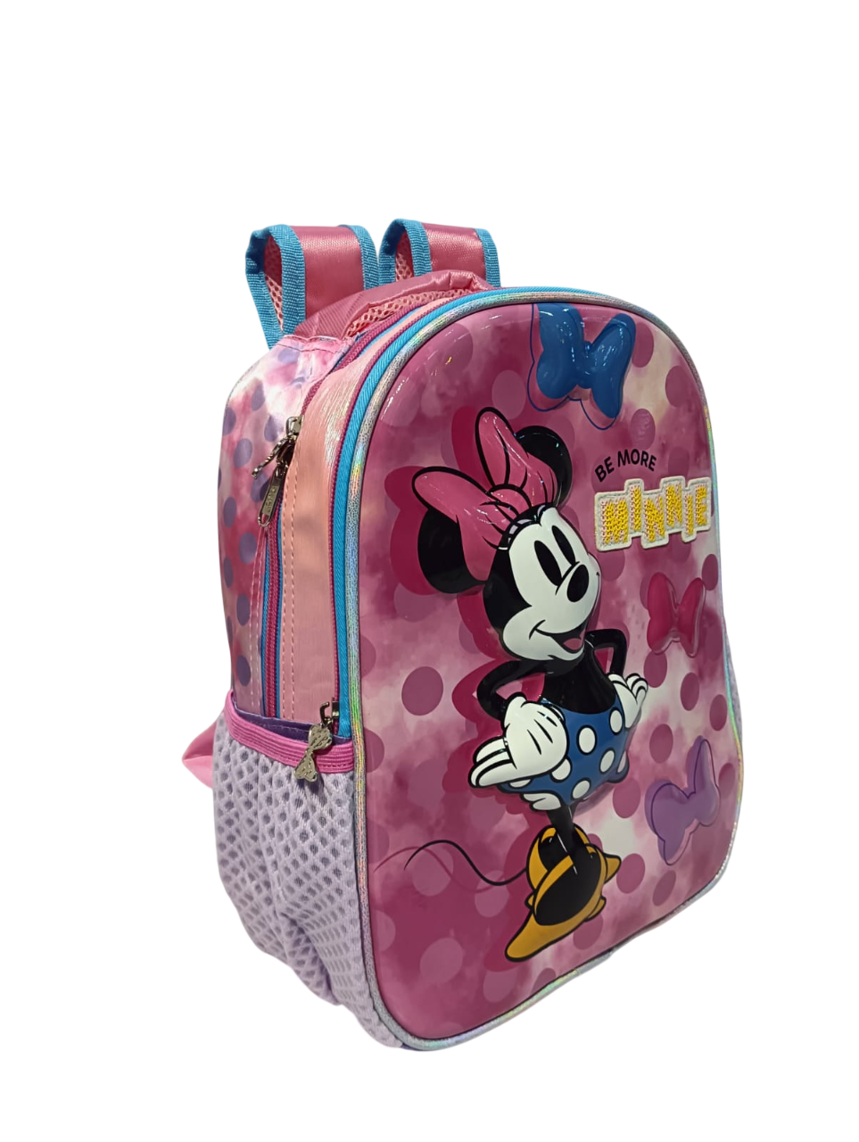 MOCHILA KINDER 3D MOD.184591 MINNIE METALICO RUZ