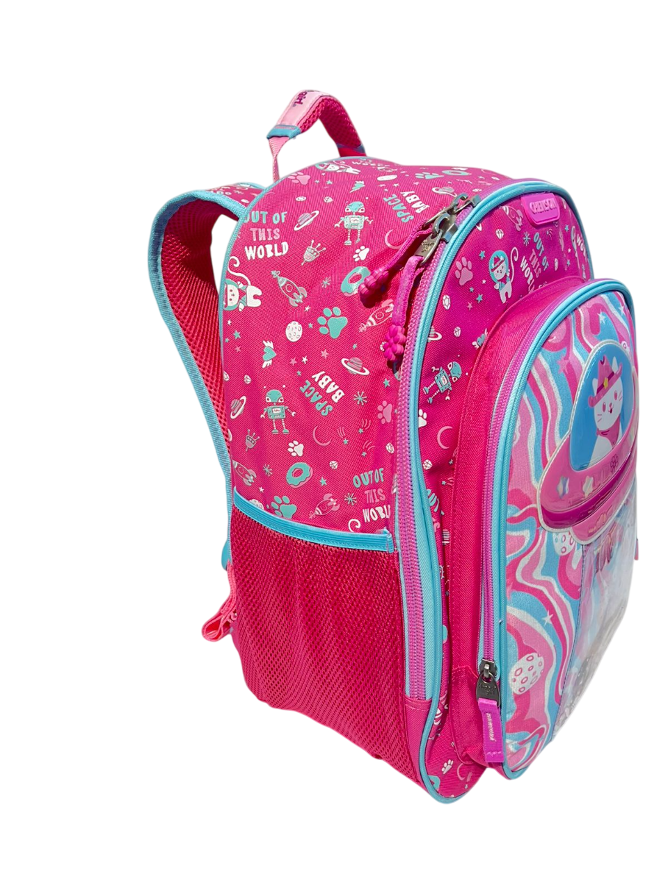 MOCHILA PRIMARIA MOD.HG70157-P GATITO ESPACIAL CHENSON