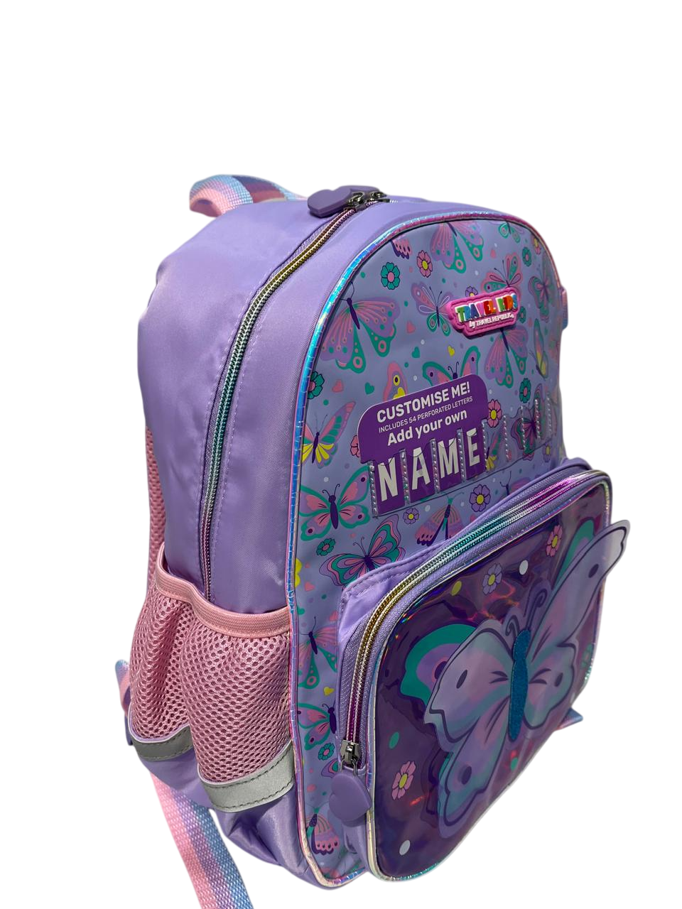 MOCHILA KINDER TRAVEL KIDS MOD.TRKD-SB046-G MARIPOSA