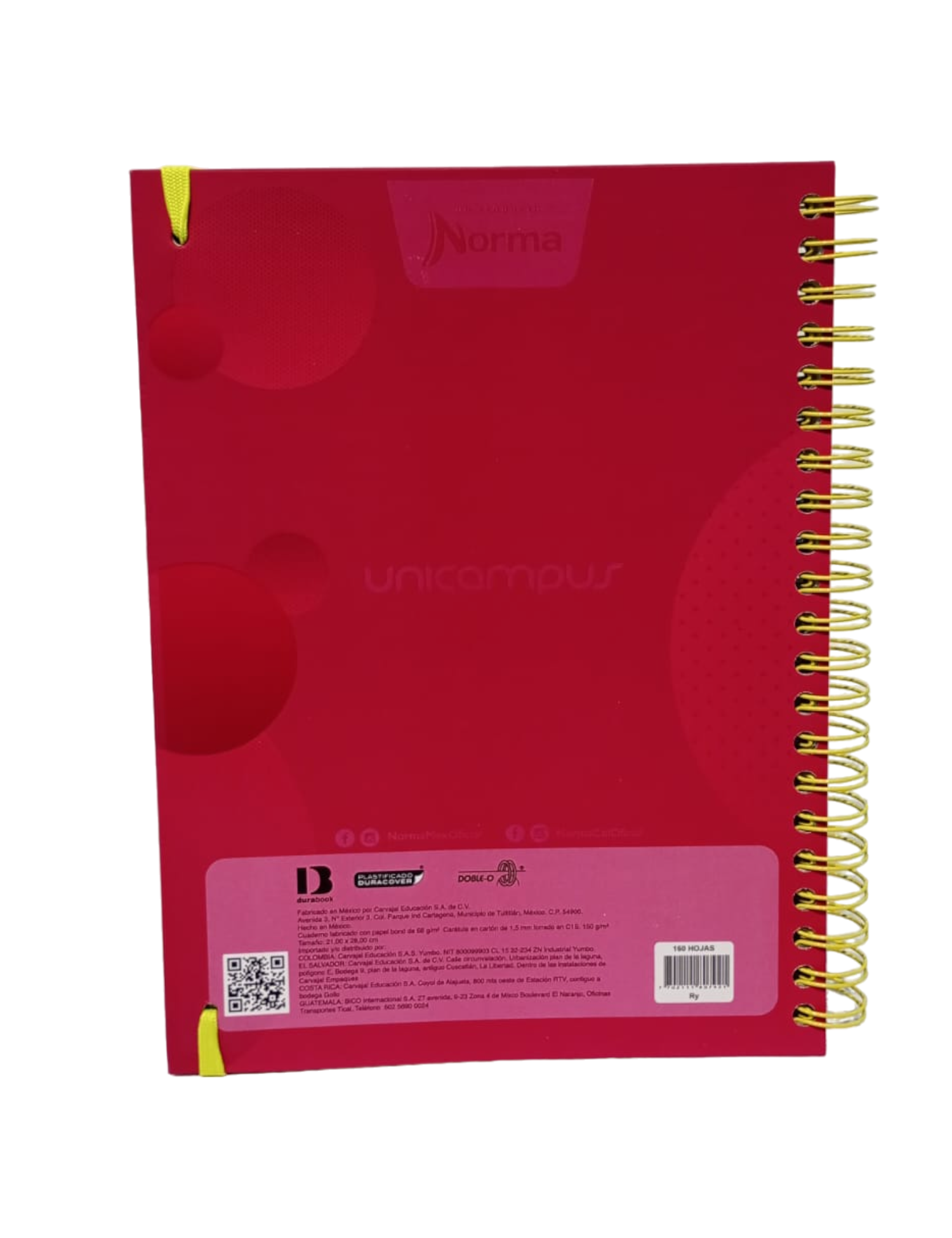 CUADERNO PROFESIONAL UNICAMPUS NORMA RAYA 120 HOJAS