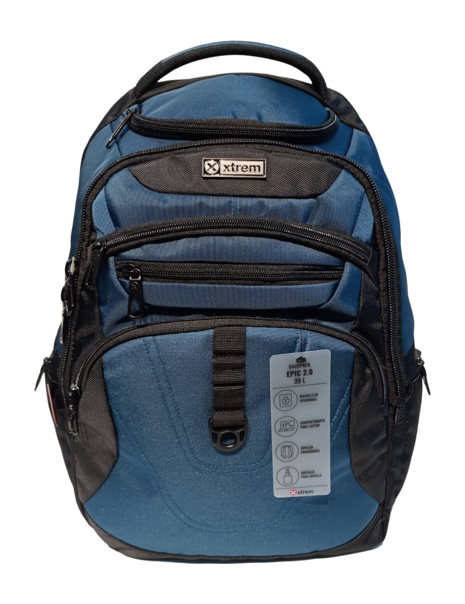 MOCHILA XTREM  MOD. EPIC 2.0 4XT PORTA LAPTOP ETERNITY BLUE