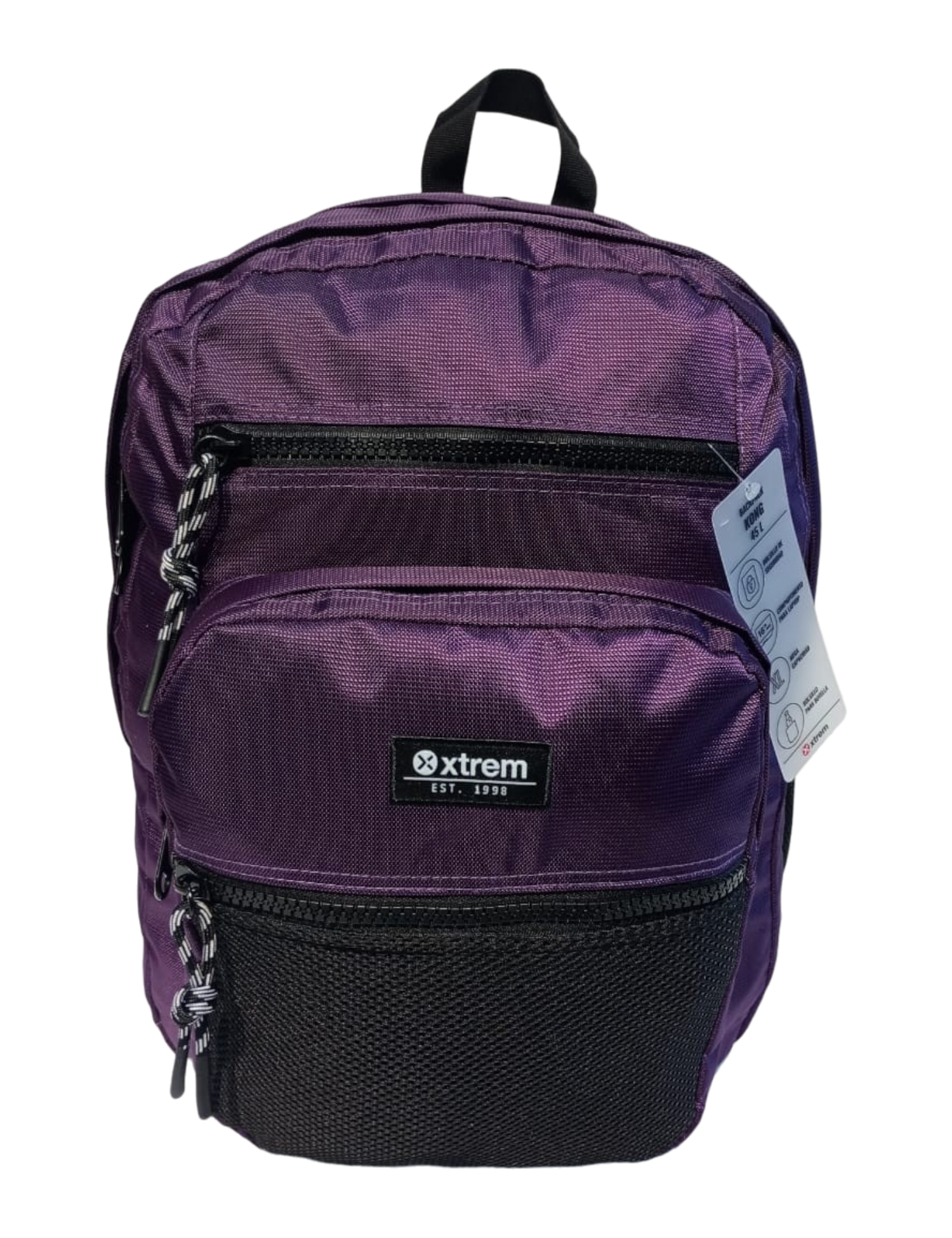 MOCHILA XTREM MOD. KONG 4XT DEEP PURPLE