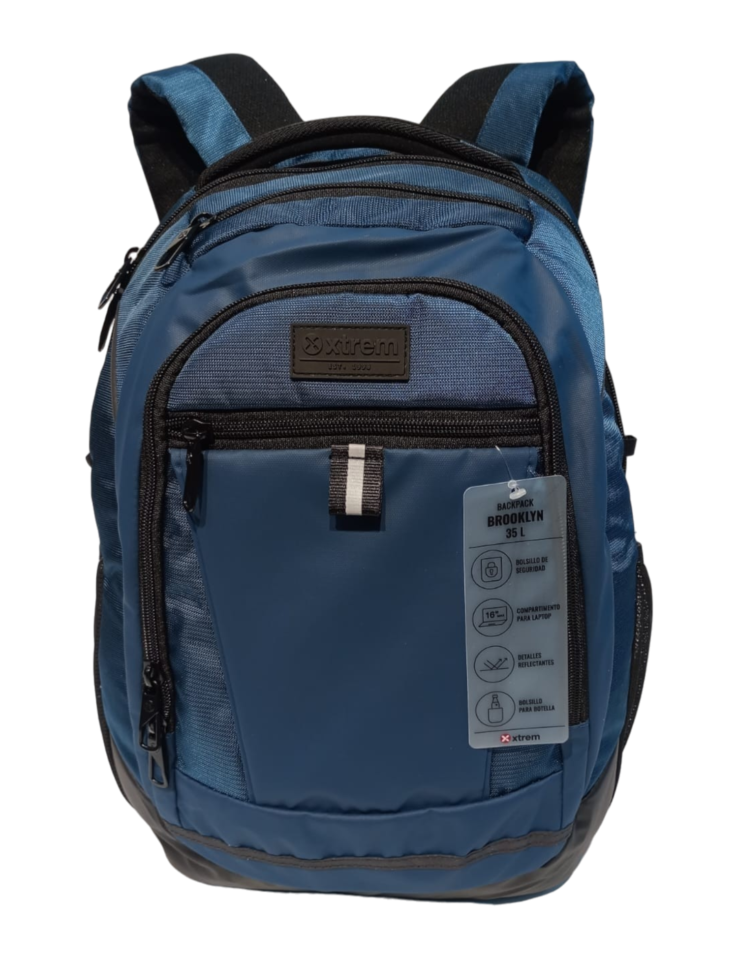 MOCHILA XTREM MOD. BROOKLYN 4XT ETERNITY BLUE