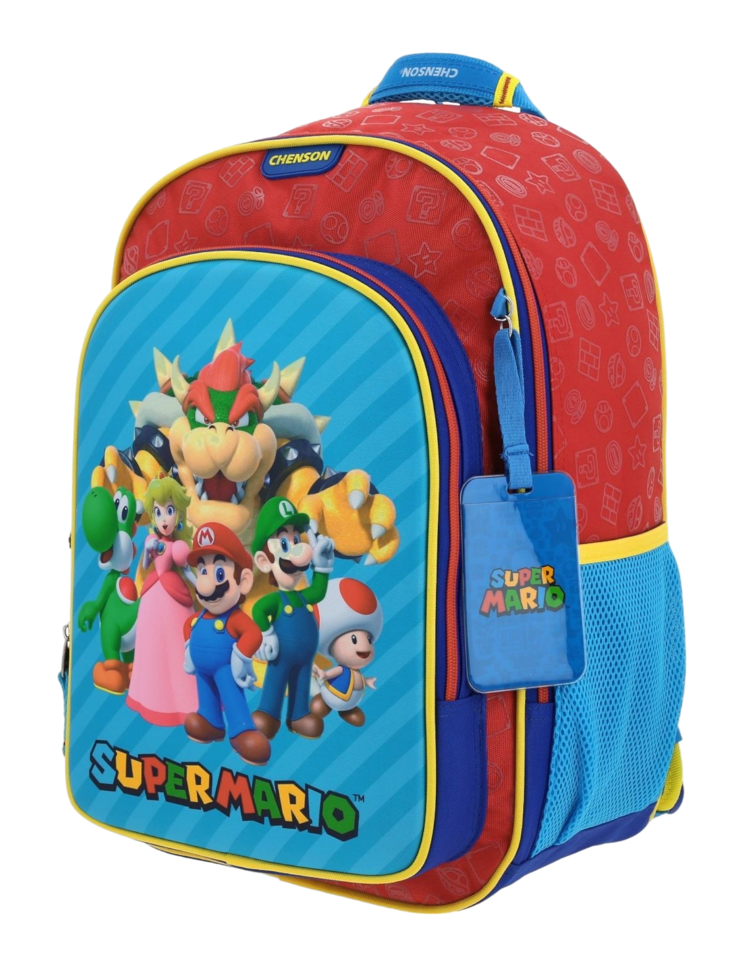 MOCHILA PRIMARIA 3D MOD.MB66368-R SUPER MARIO BROS