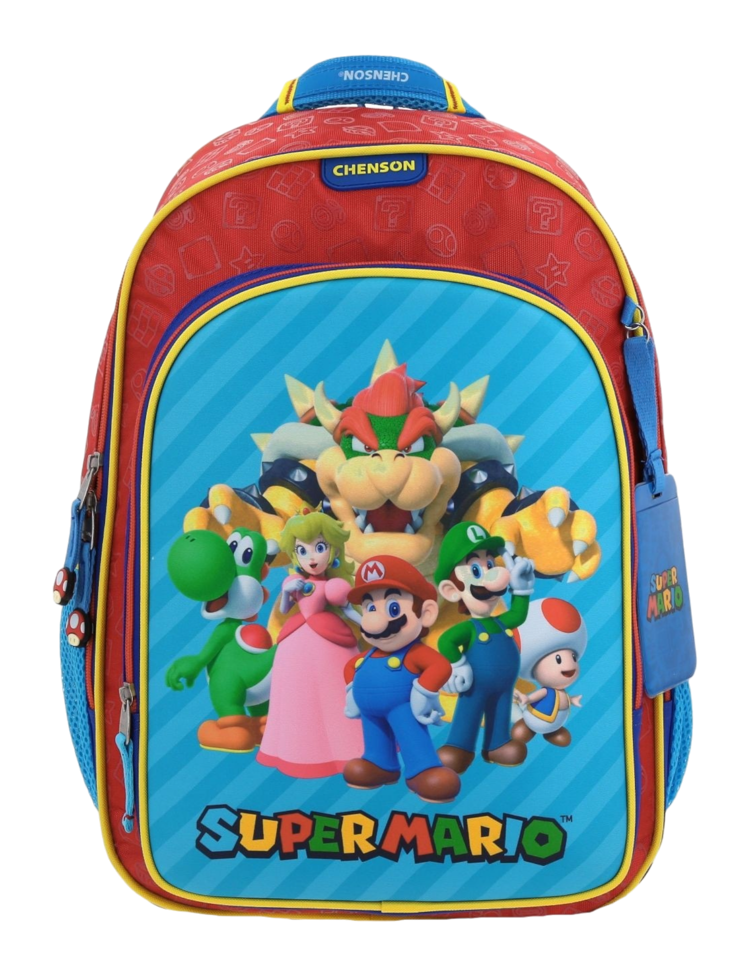 MOCHILA PRIMARIA 3D MOD.MB66368-R SUPER MARIO BROS