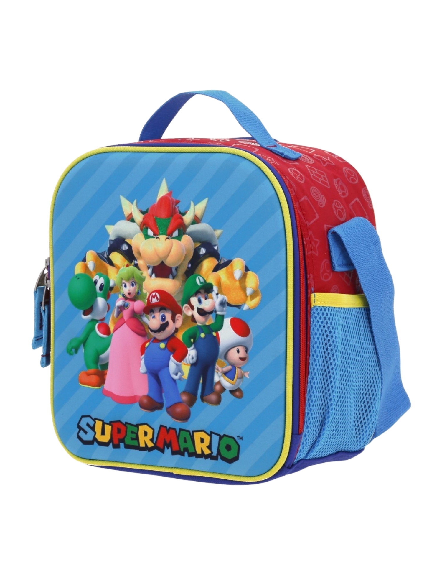 LONCHERA INFANTIL 3D MOD.MB66369-R SUPER MARIO BROS