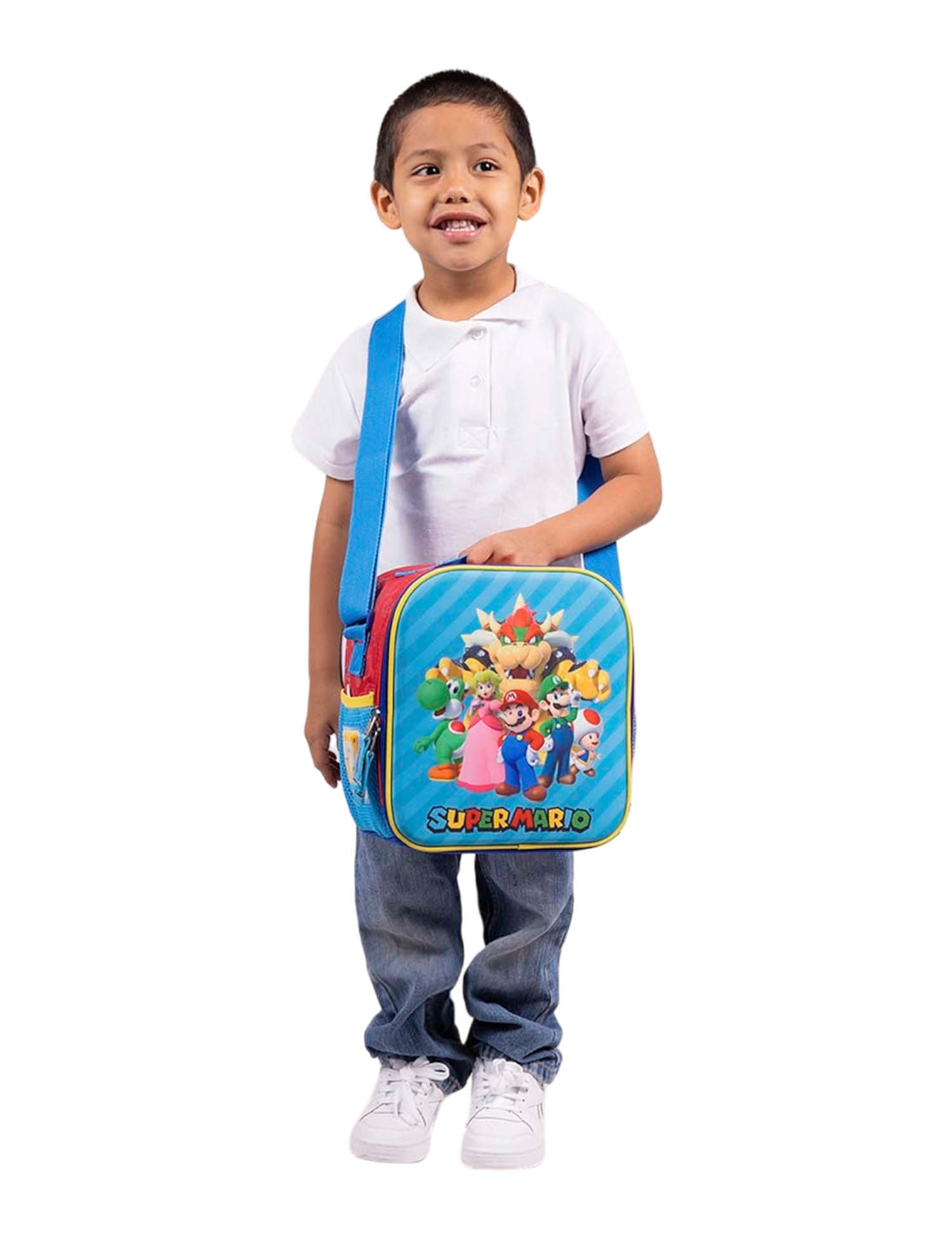 LONCHERA INFANTIL 3D MOD.MB66369-R SUPER MARIO BROS