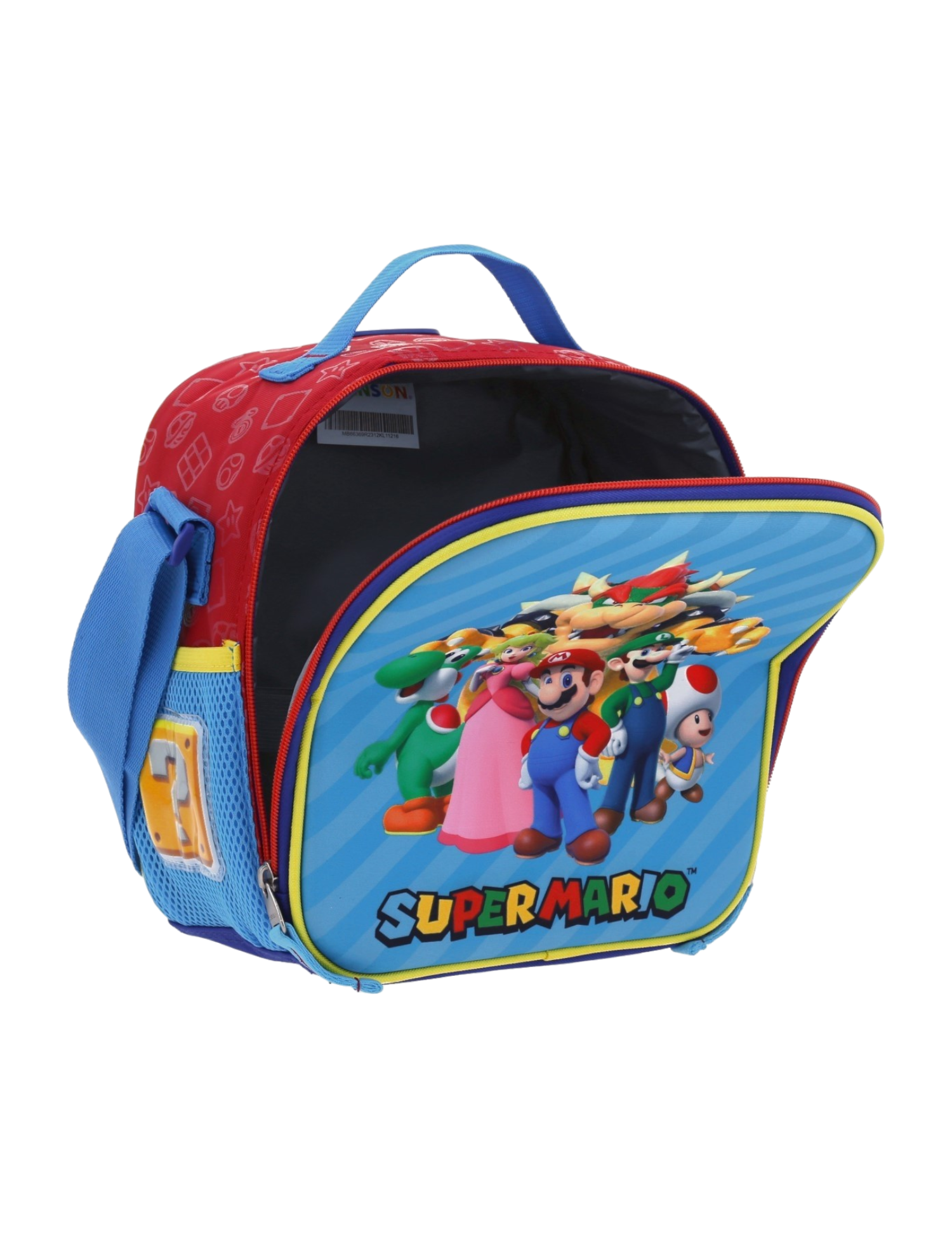LONCHERA INFANTIL 3D MOD.MB66369-R SUPER MARIO BROS