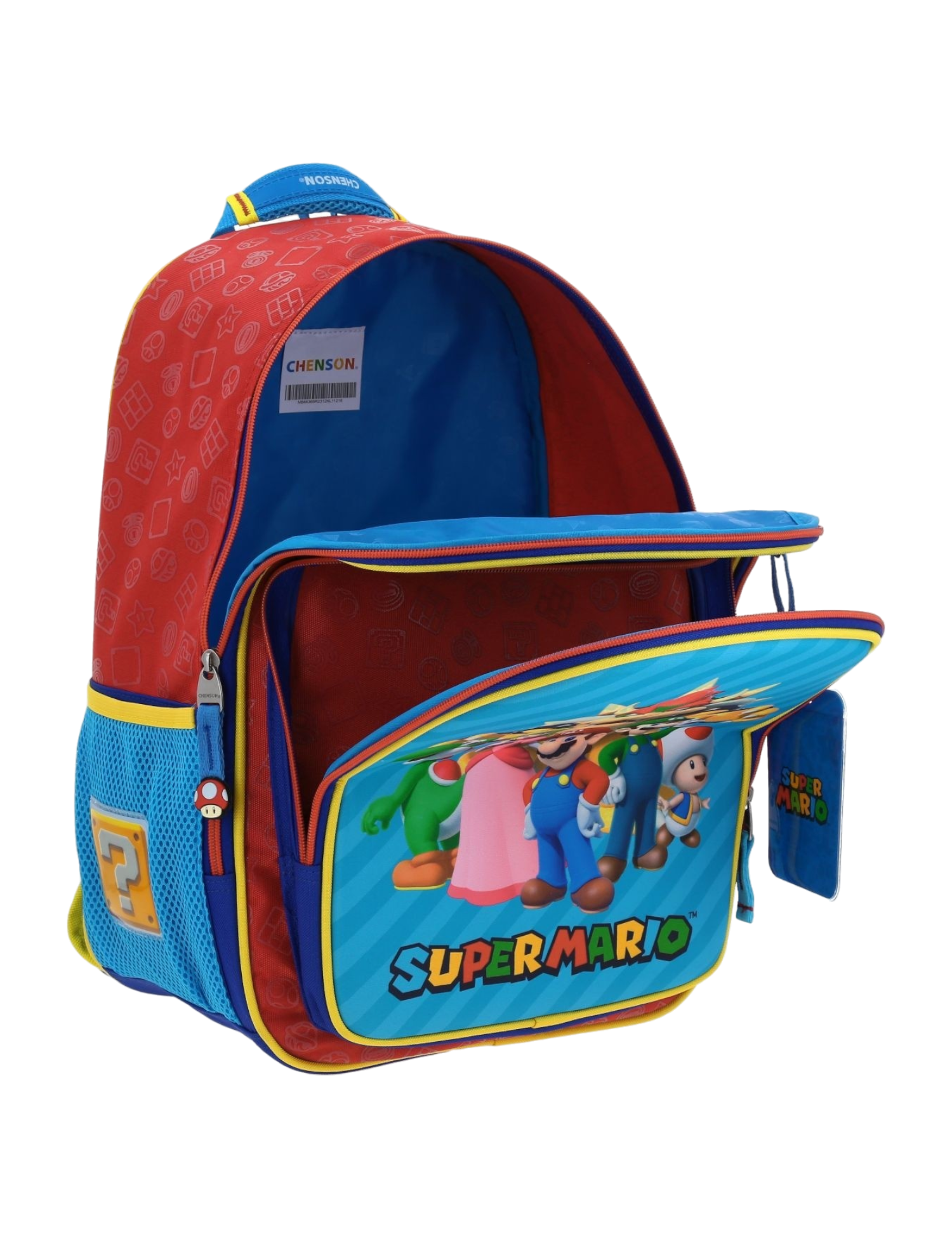 MOCHILA PRIMARIA 3D MOD.MB66368-R SUPER MARIO BROS