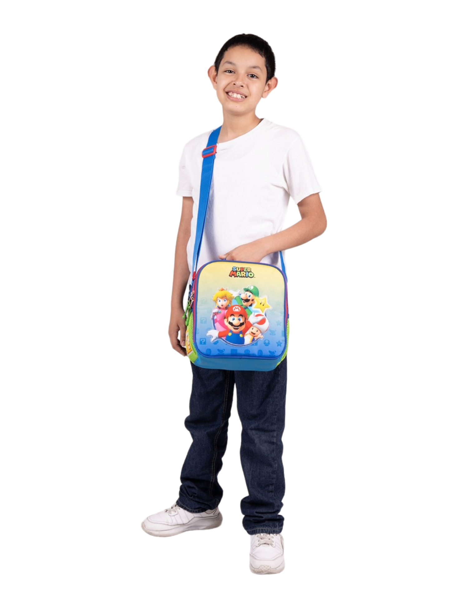 LONCHERA INFANTIL 3D MOD.MB66455-R SUPER MARIO BROS