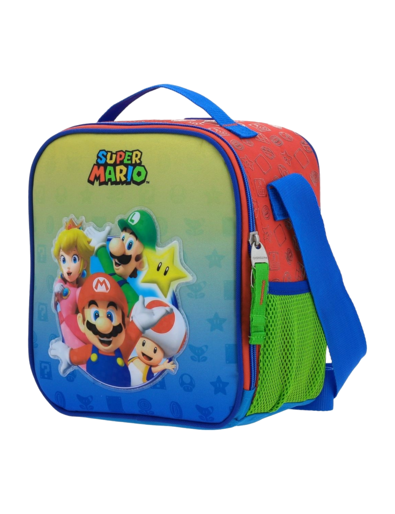 LONCHERA INFANTIL 3D MOD.MB66455-R SUPER MARIO BROS