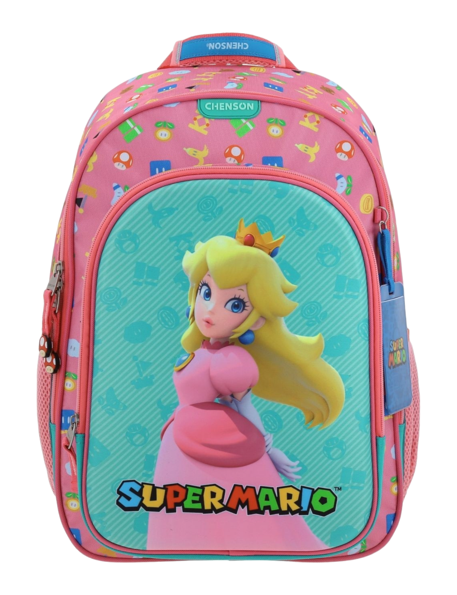 MOCHILA PRIMARIA 3D MOD.MB66348-P SUPER MARIO BROS PEACH