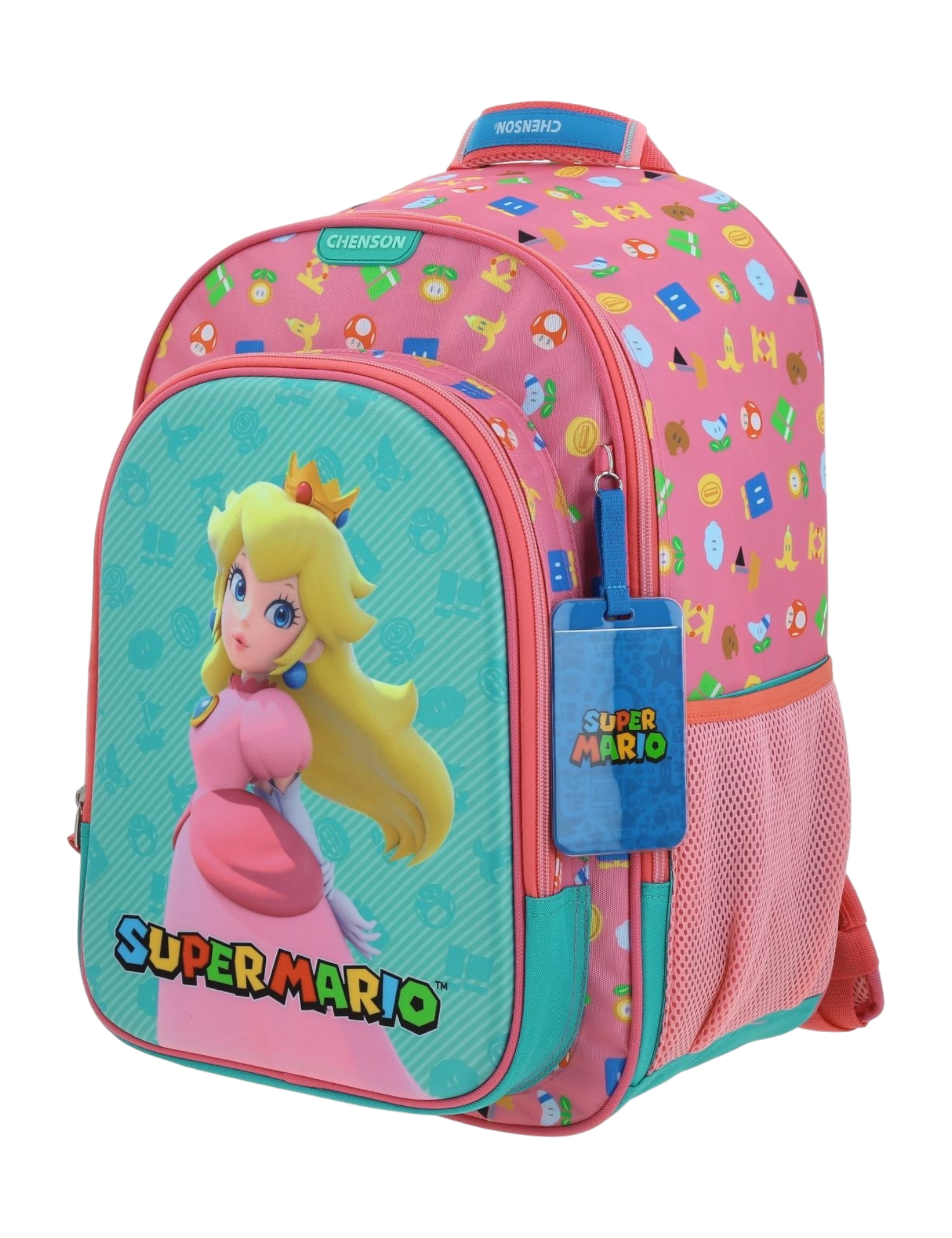 MOCHILA PRIMARIA 3D MOD.MB66348-P SUPER MARIO BROS PEACH
