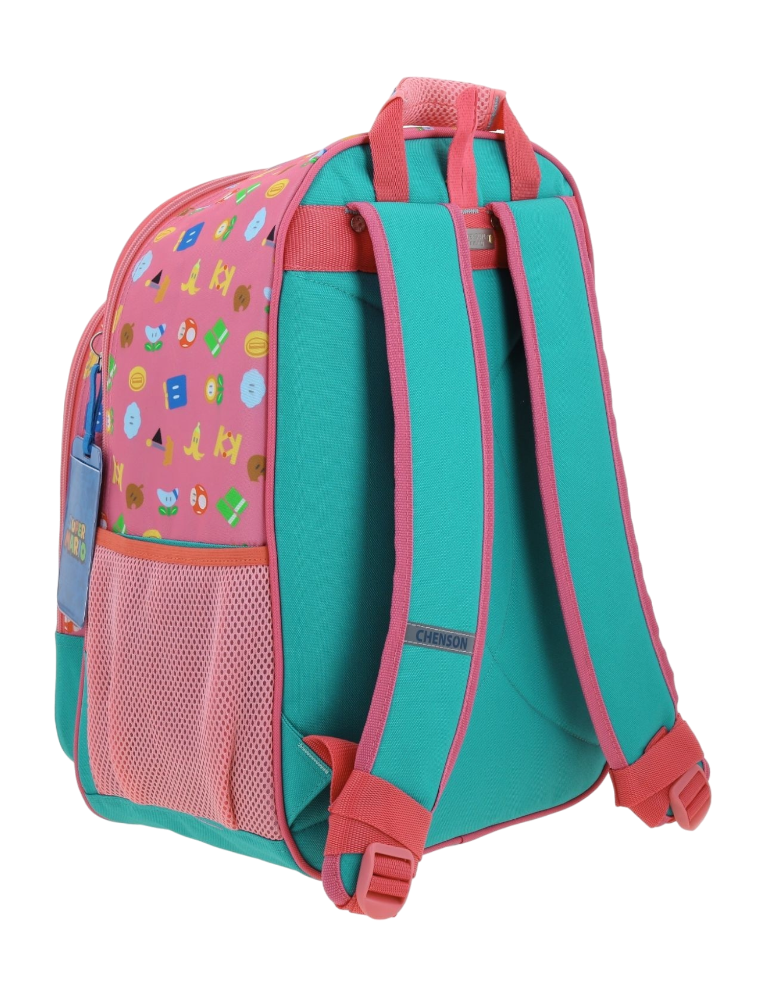 MOCHILA PRIMARIA 3D MOD.MB66348-P SUPER MARIO BROS PEACH