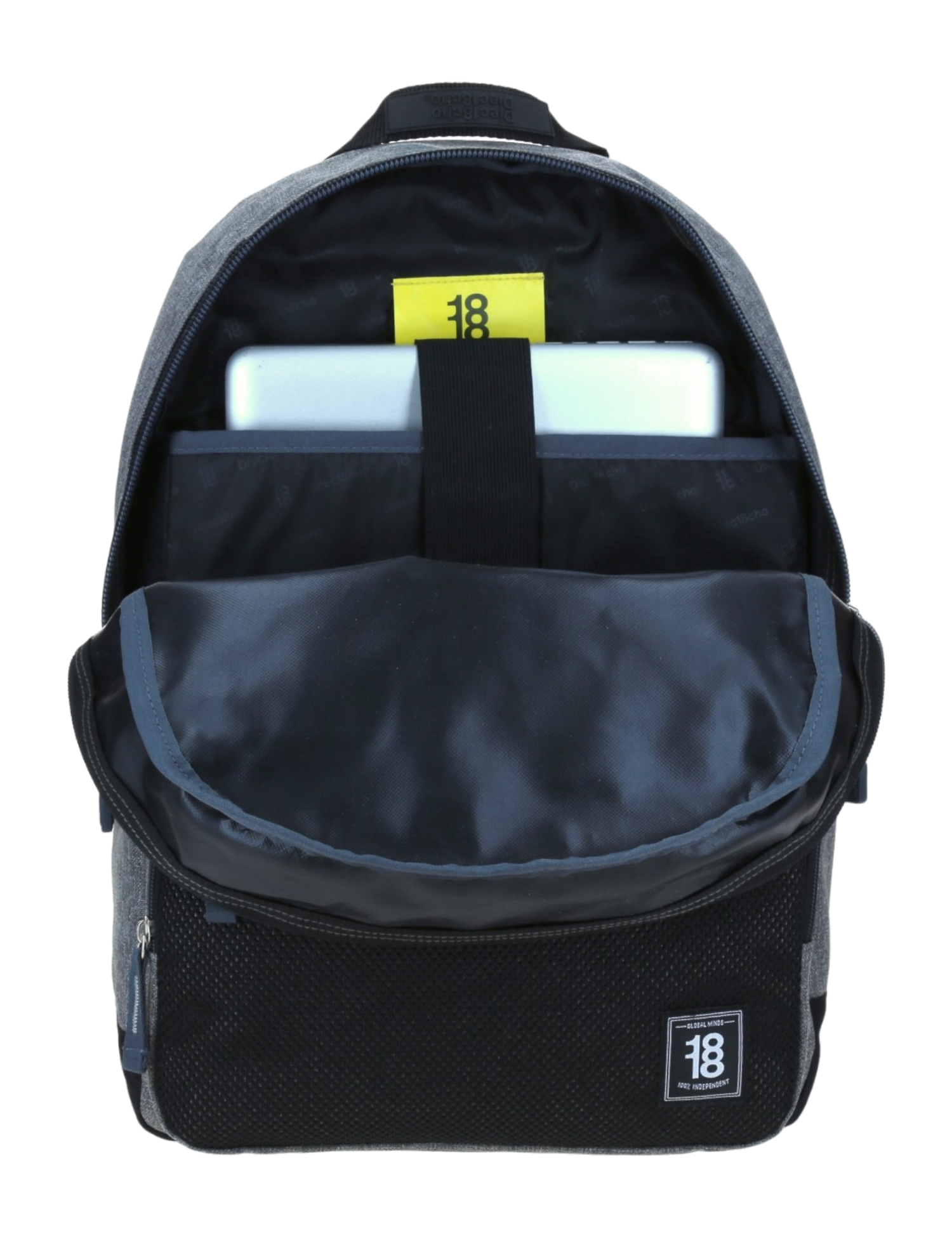 MOCHILA 1818 MOD.1865 731-2 GRIS PORTA LAPTOP