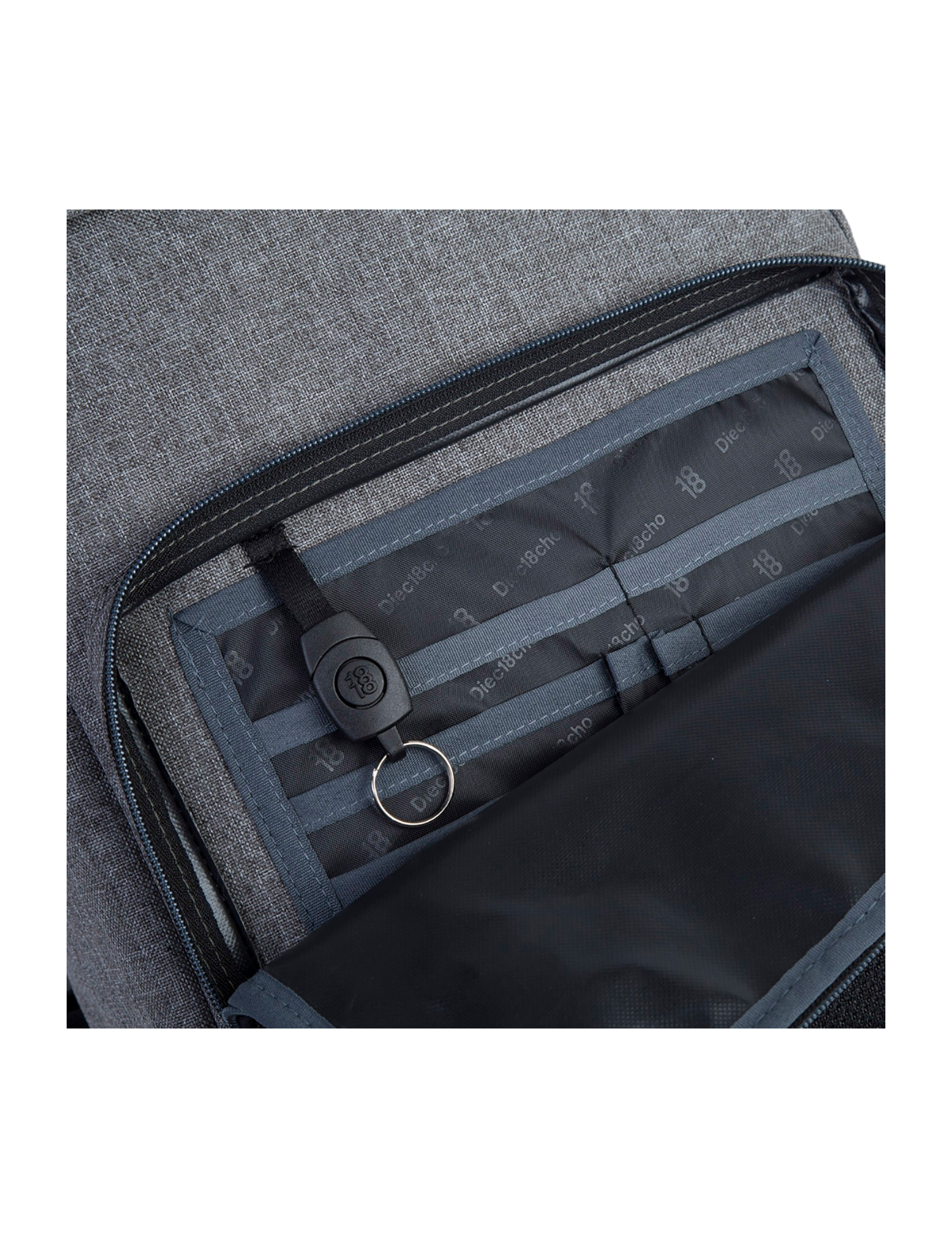 MOCHILA 1818 MOD.1865 731-2 GRIS PORTA LAPTOP