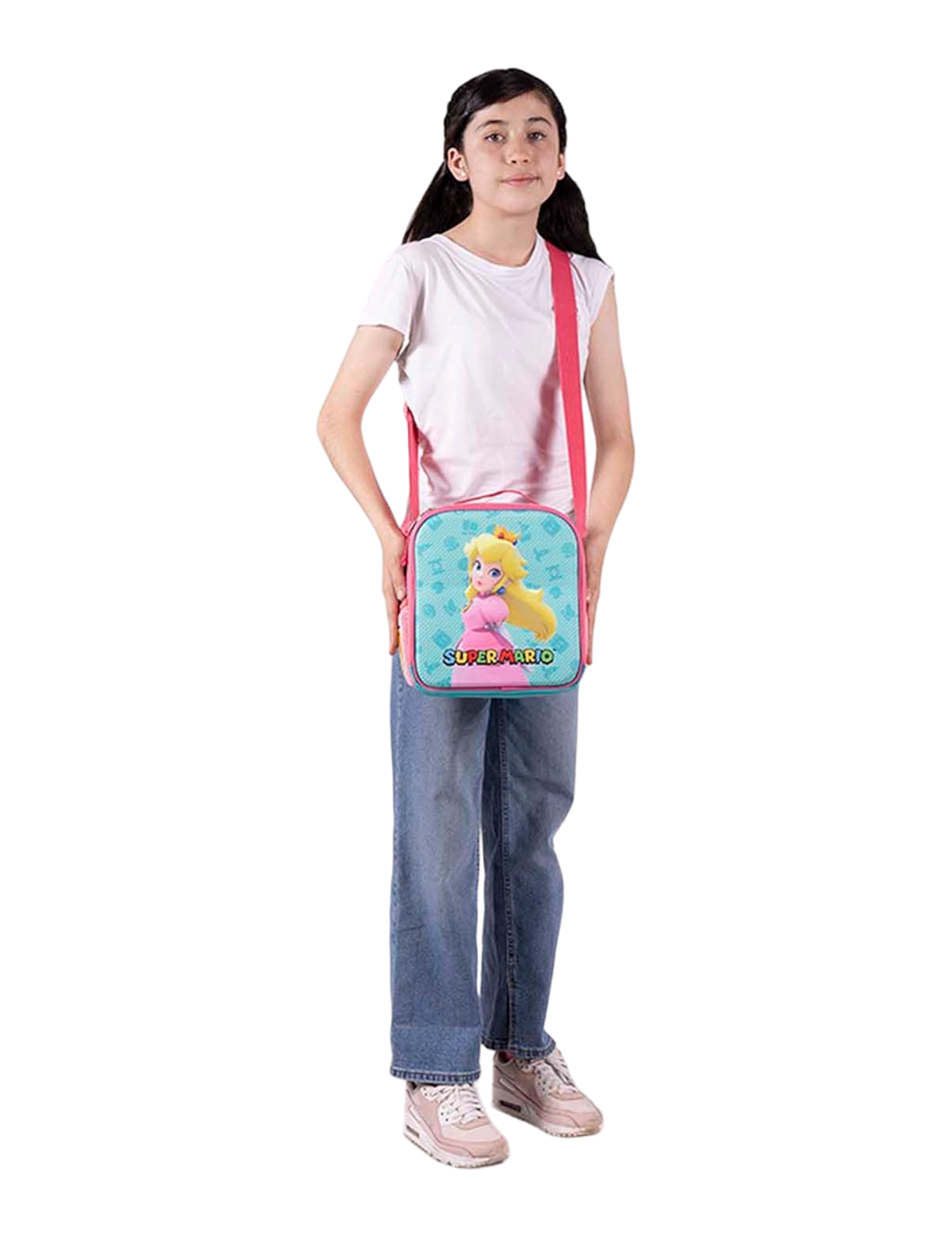 LONCHERA INFANTIL 3D MOD.MB66350-P SUPER MARIO BROS PEACH