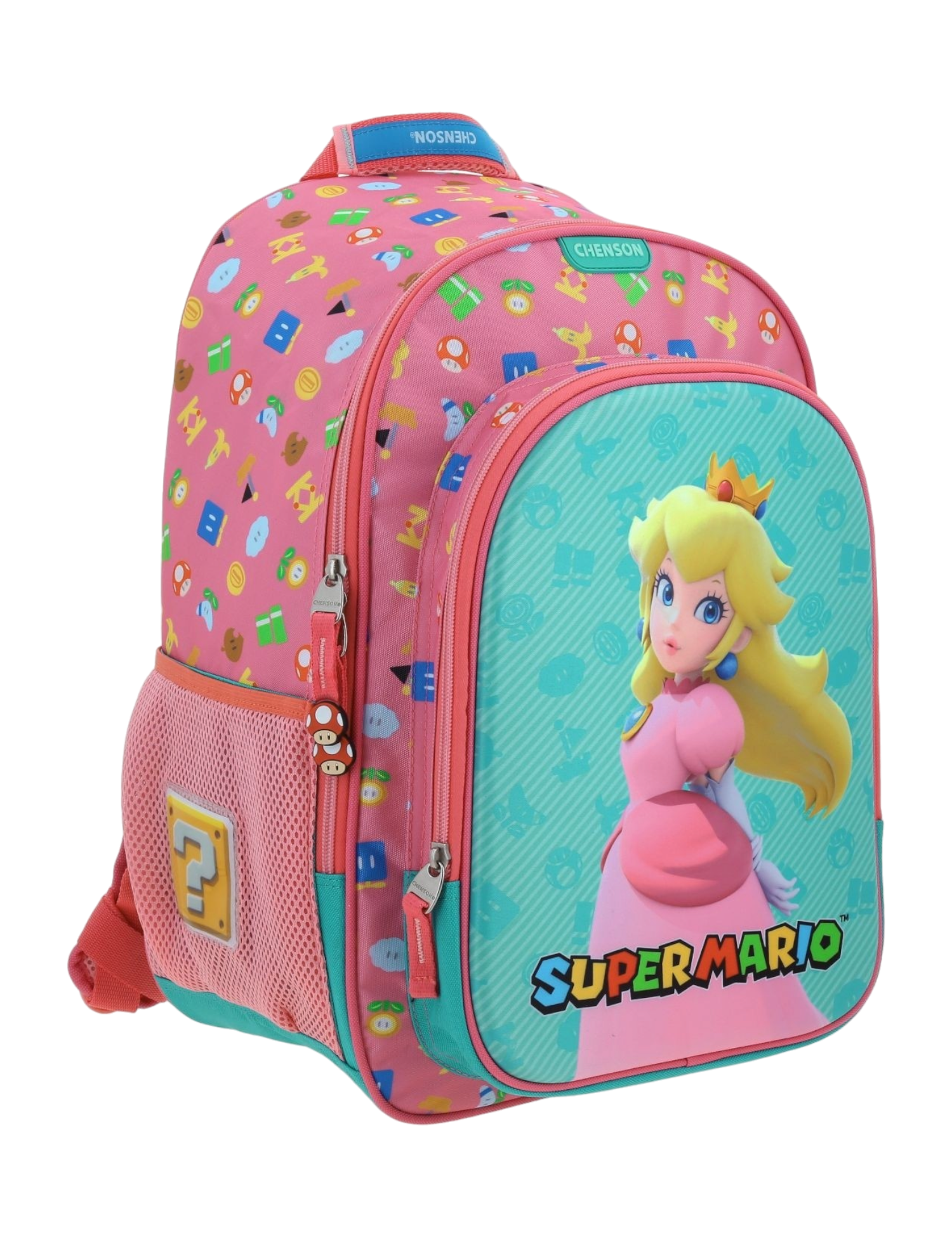 MOCHILA PRIMARIA 3D MOD.MB66348-P SUPER MARIO BROS PEACH
