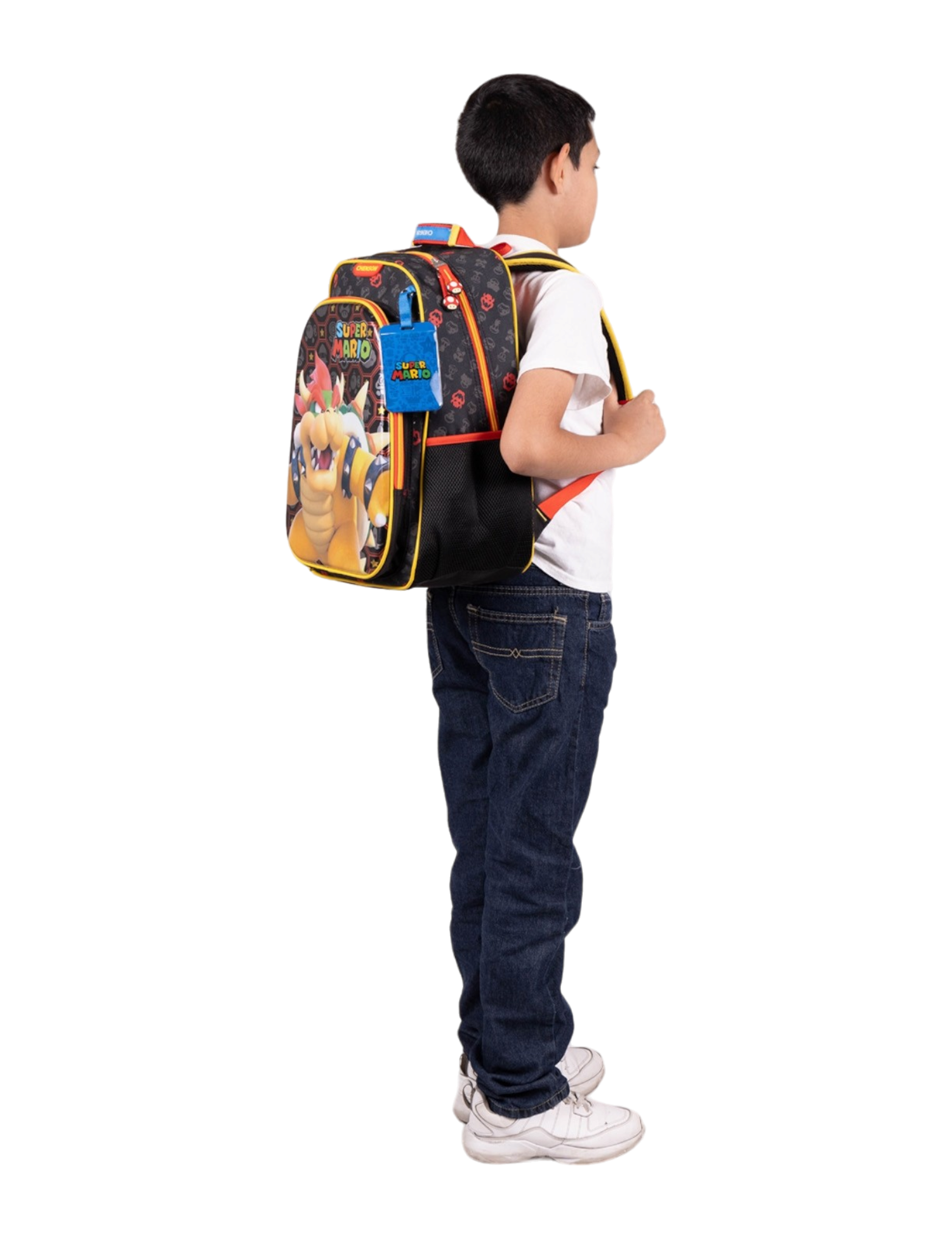 MOCHILA PRIMARIA 3D MOD. MB66317-3 SUPER MARIO BROS