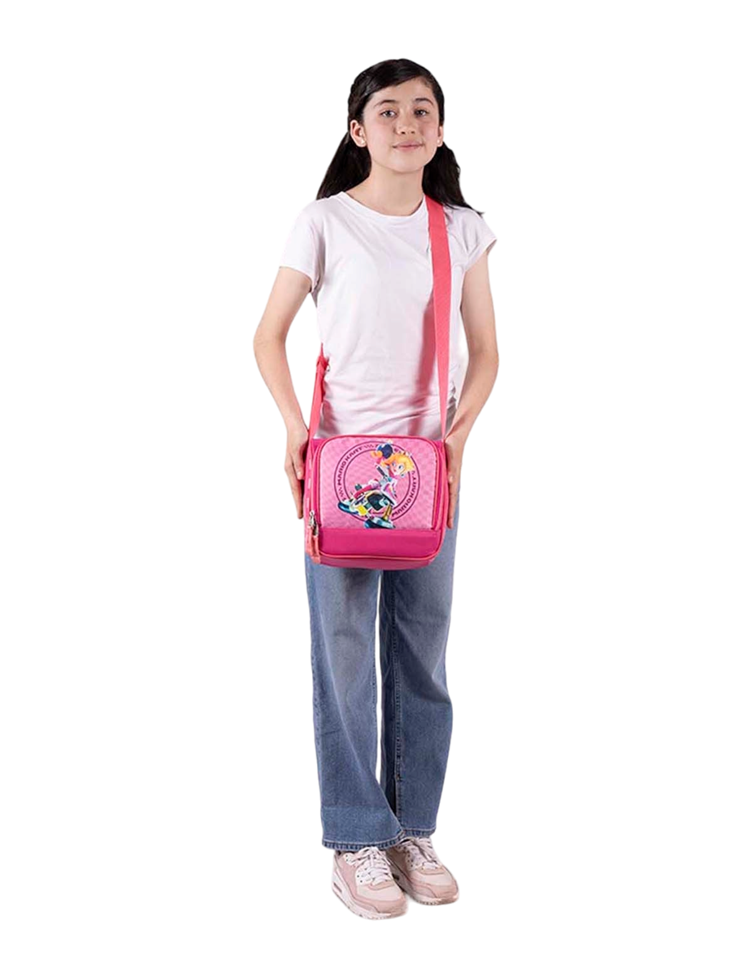 LONCHERA INFANTIL MOD.MB66253-F MARIO KART-PEACH ROSA