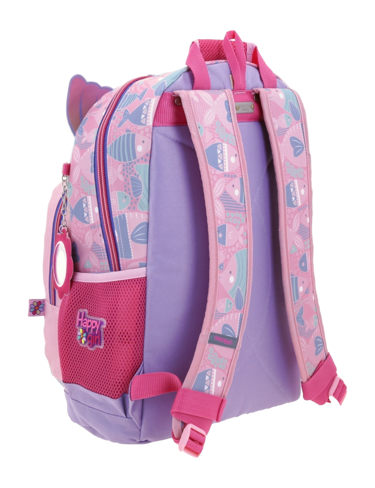 MOCHILA PRIMARIA MOD. HG66380-I HAPPY GIRL ROSA