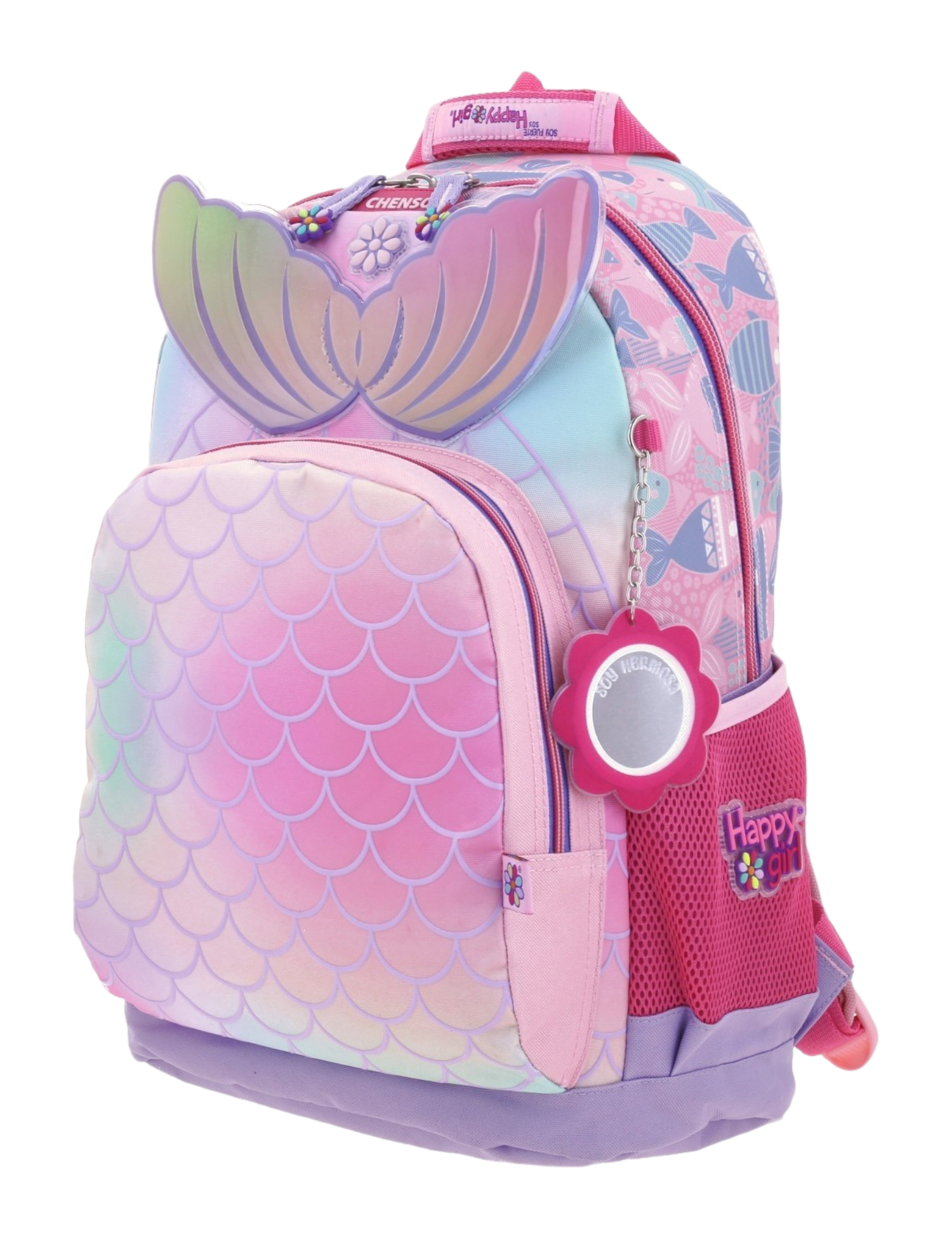 MOCHILA PRIMARIA MOD. HG66380-I HAPPY GIRL ROSA