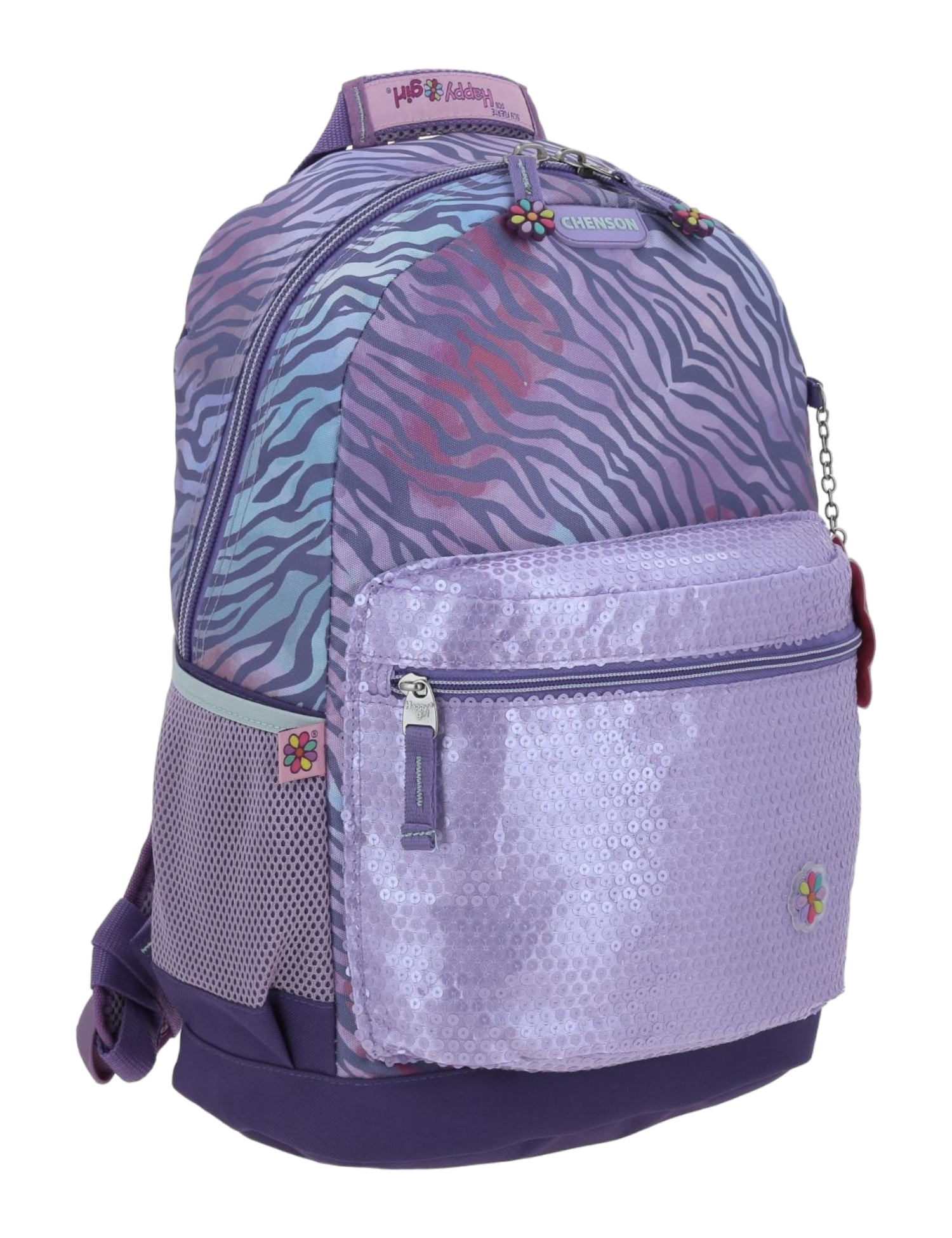 MOCHILA CHENSON MOD.HG66462-U HAPPY GIRL MORADO
