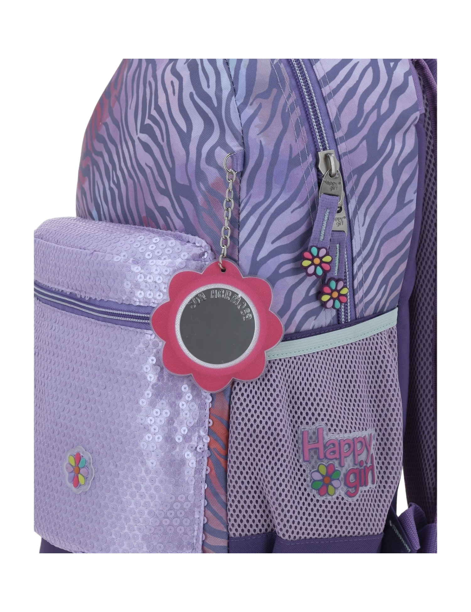 MOCHILA CHENSON MOD.HG66462-U HAPPY GIRL MORADO