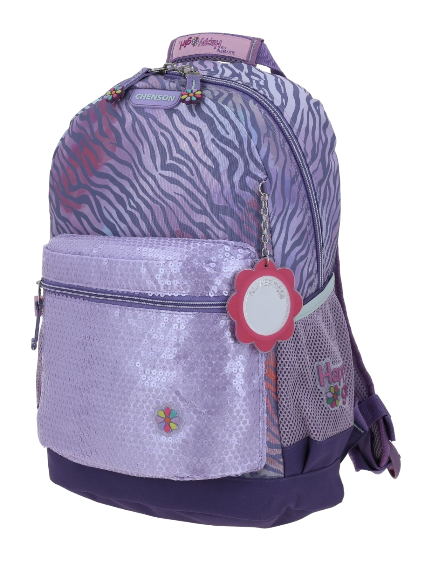 MOCHILA CHENSON MOD.HG66462-U HAPPY GIRL MORADO
