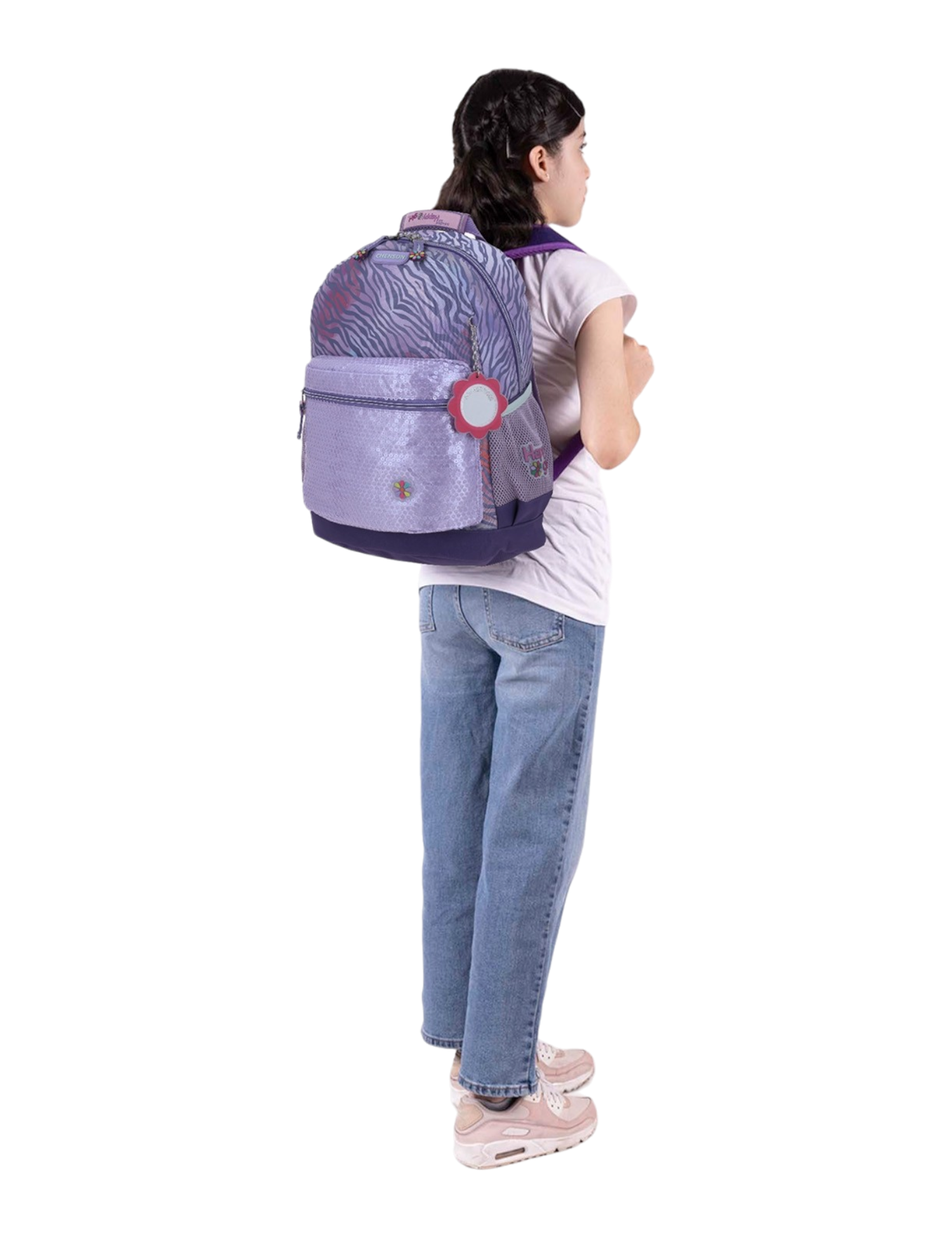 MOCHILA CHENSON MOD.HG66462-U HAPPY GIRL MORADO