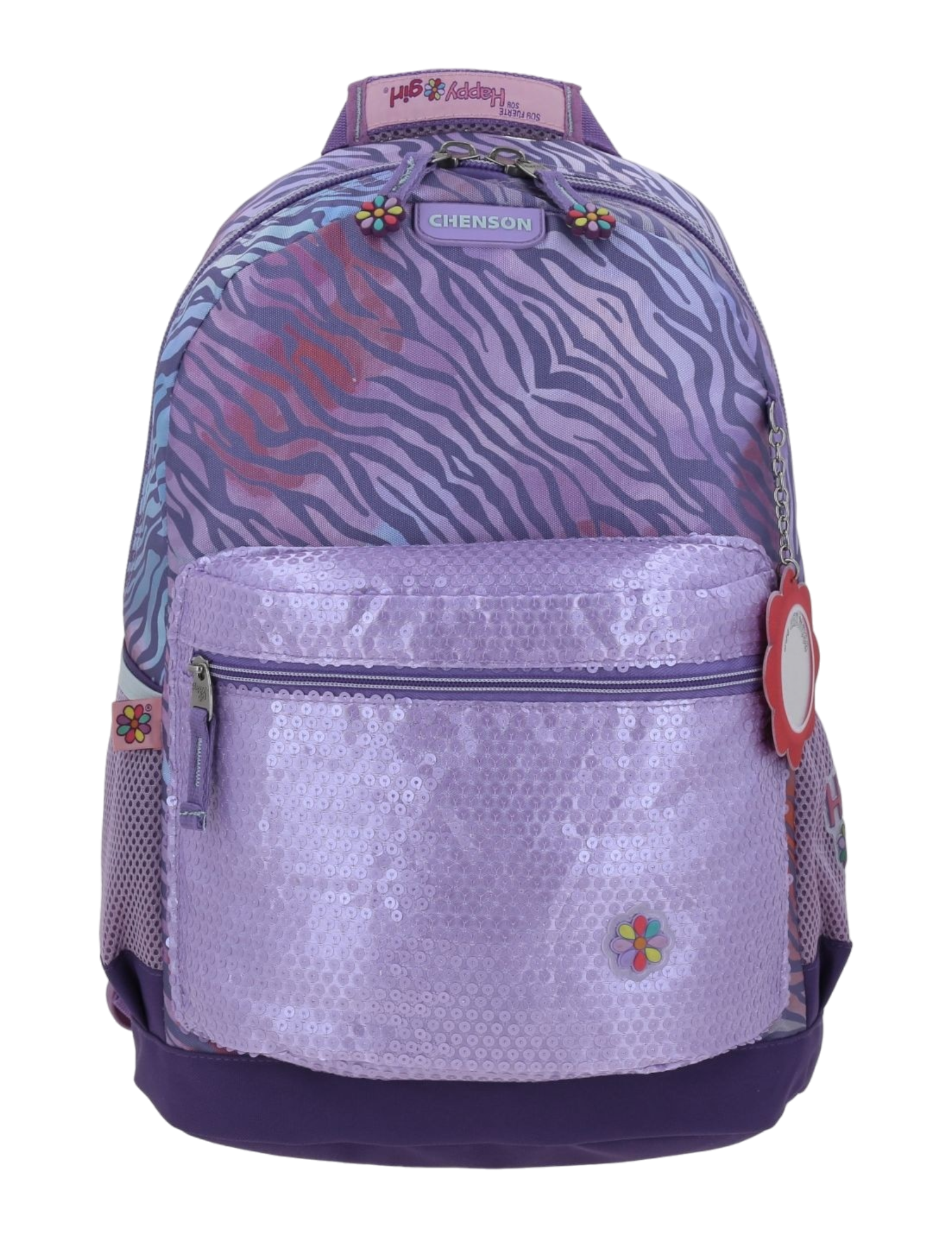 MOCHILA CHENSON MOD.HG66462-U HAPPY GIRL MORADO