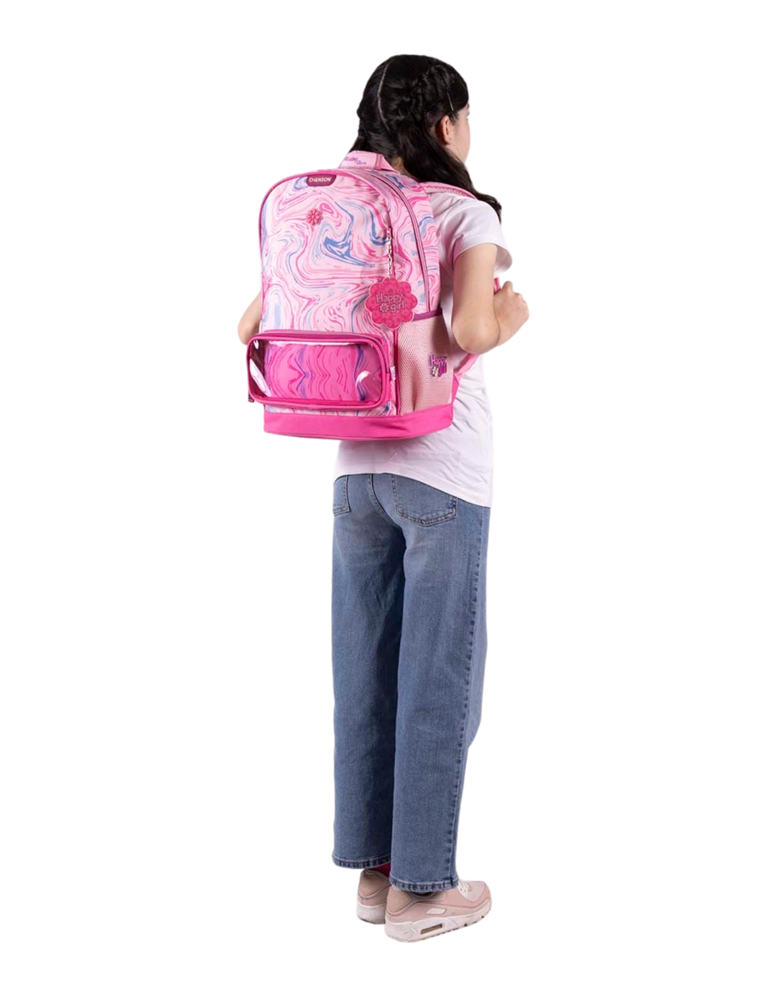 MOCHILA CHENSON MOD.HG66268-P HAPPY GIRL ROSA