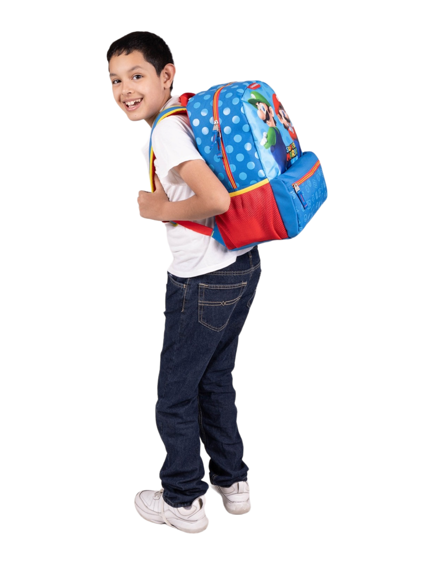 MOCHILA PRIMARIA MOD. MB66075-9 SUPER MARIO BROS