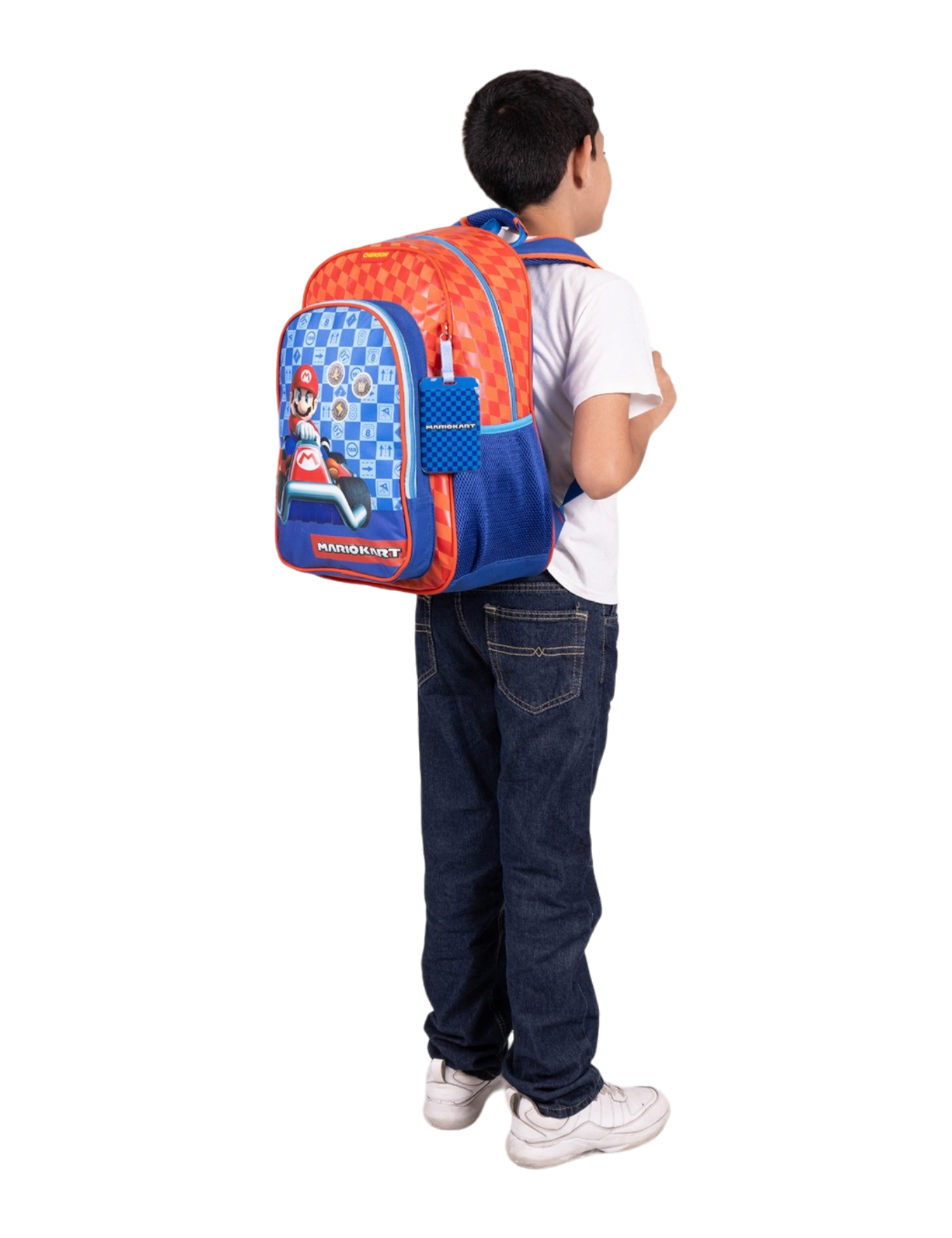 MOCHILA PRIMARIA MOD.MB66311-R MARIO KART