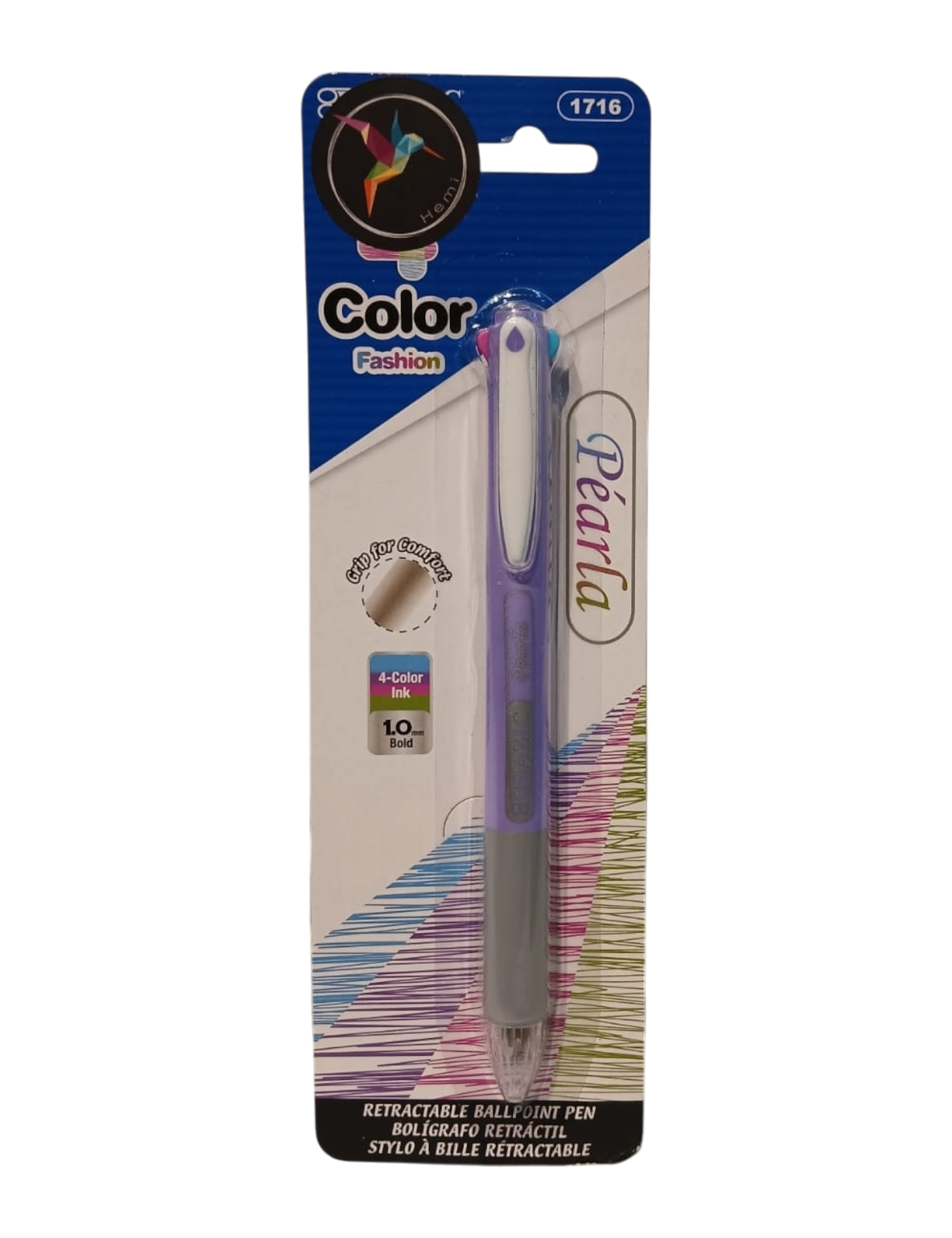 PLUMA 4 COLORES FASHION