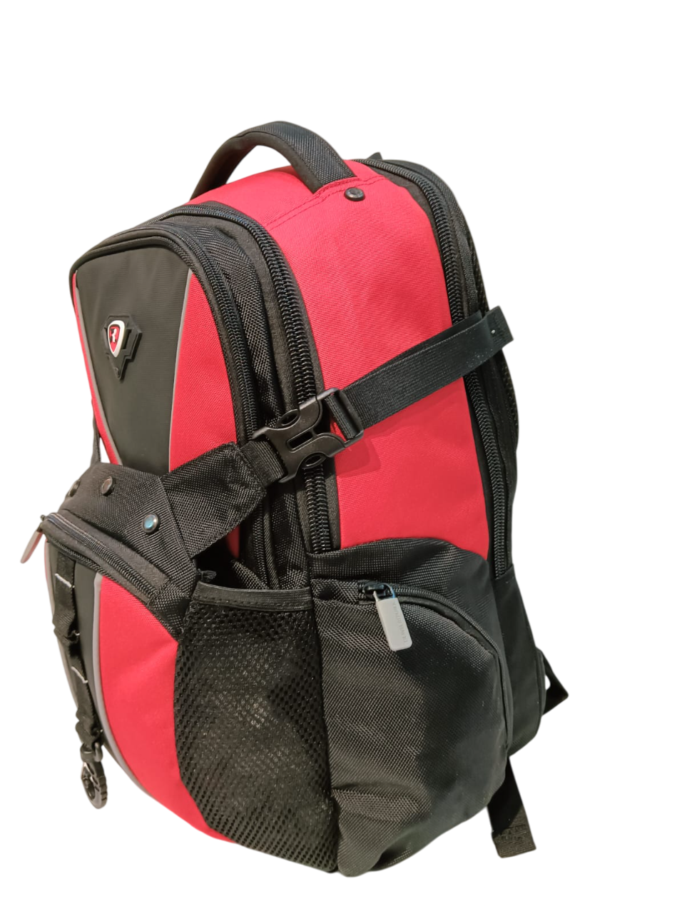 MOCHILA JUVENIL PORTA LAPTOP MOD.TR-XTM01 NEGRO/ROJO