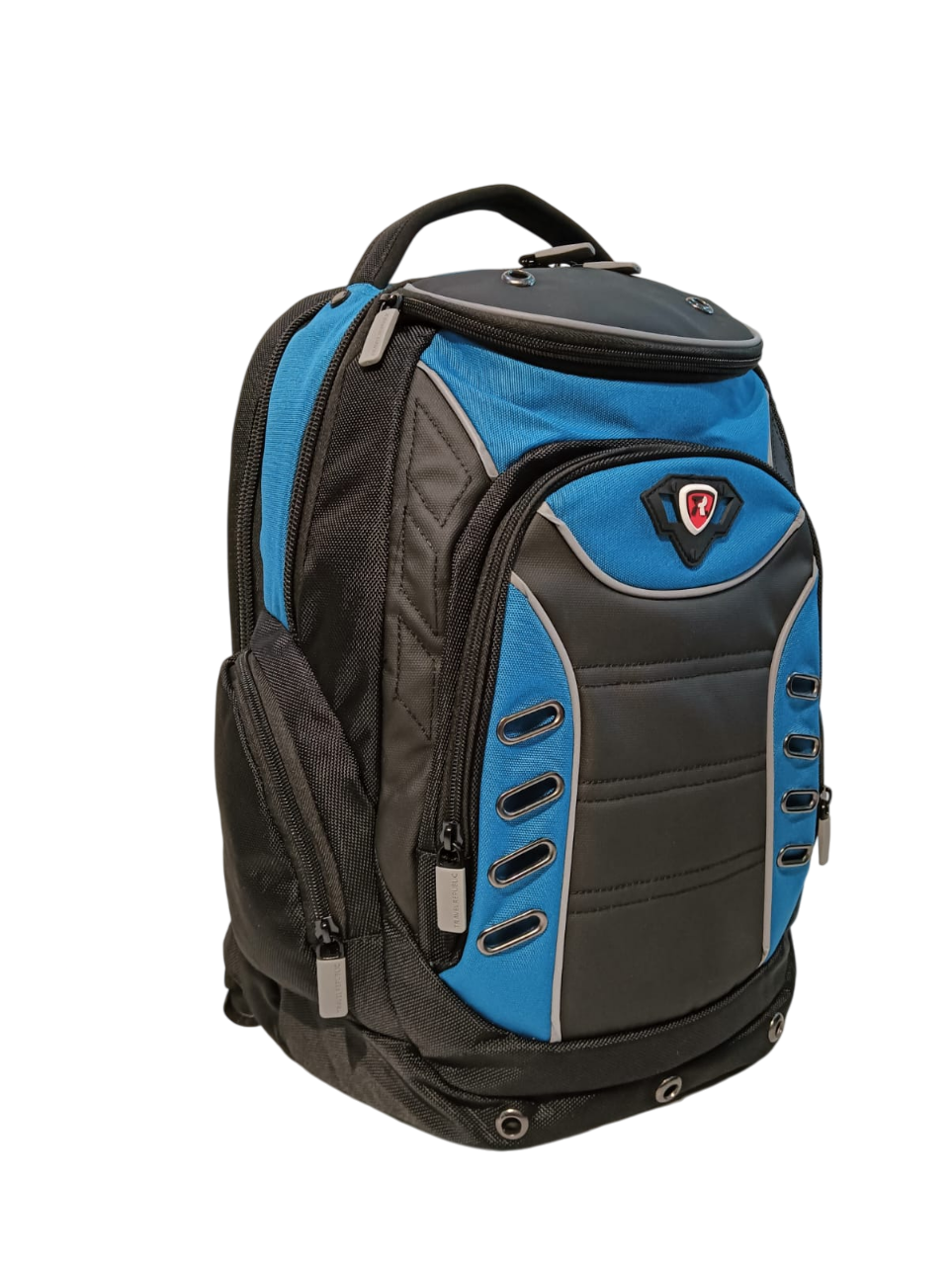 MOCHILA JUVENIL MOD.TR-XTM05 NEGRO/AZUL