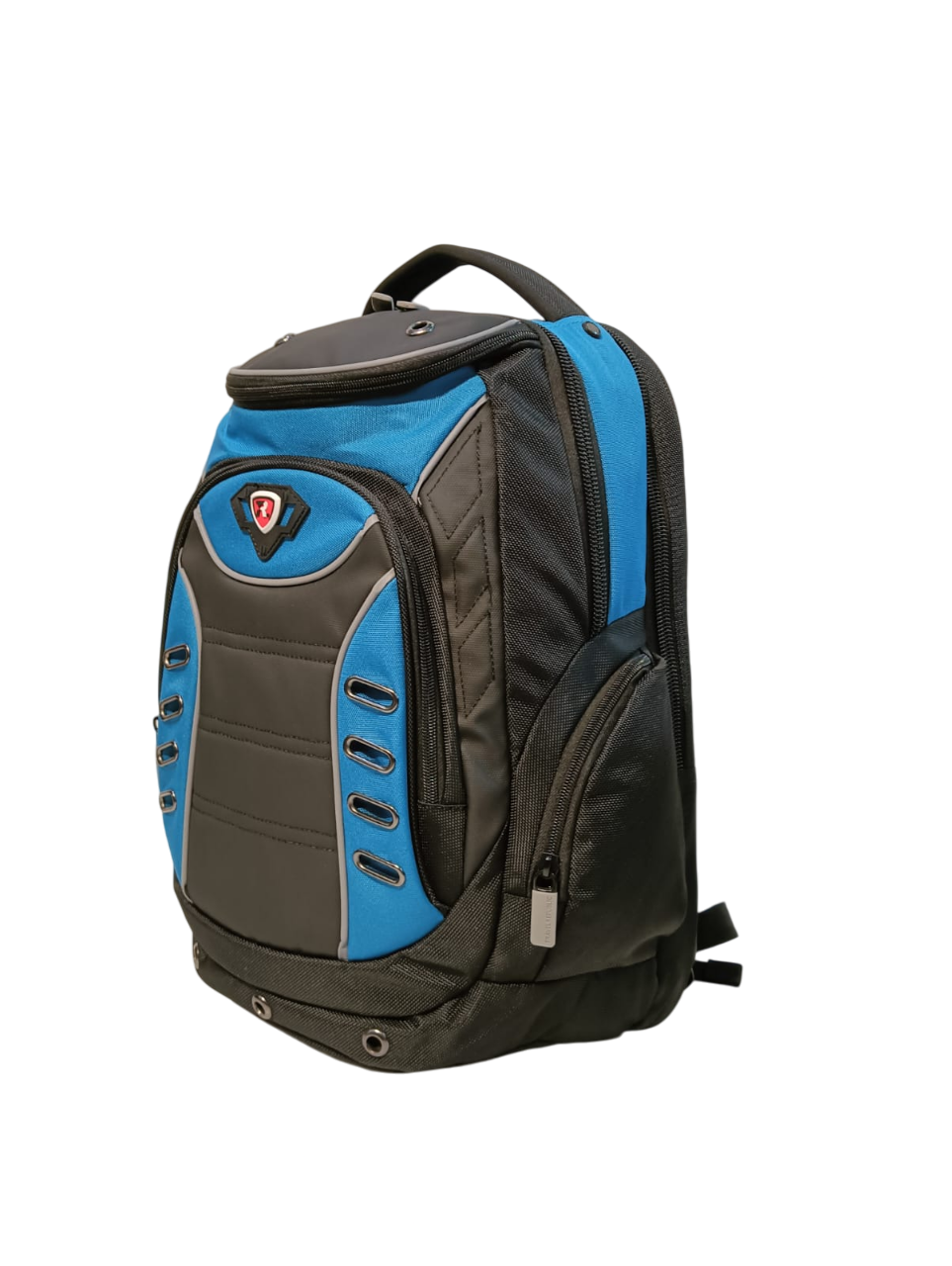 MOCHILA JUVENIL MOD.TR-XTM05 NEGRO/AZUL
