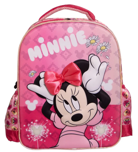 MOCHILA KINDER DISNEY MINNIE PREMIUM 3D CON LUZ RUZ MOD.183557