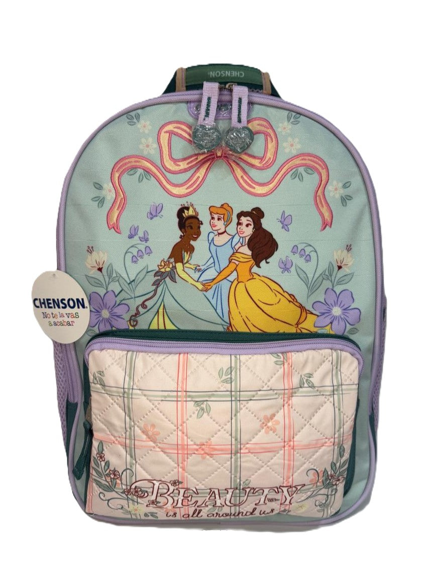 MOCHILA PRIMARIA PRINCESAS DISNEY CHENSON MOD.PR70786-G