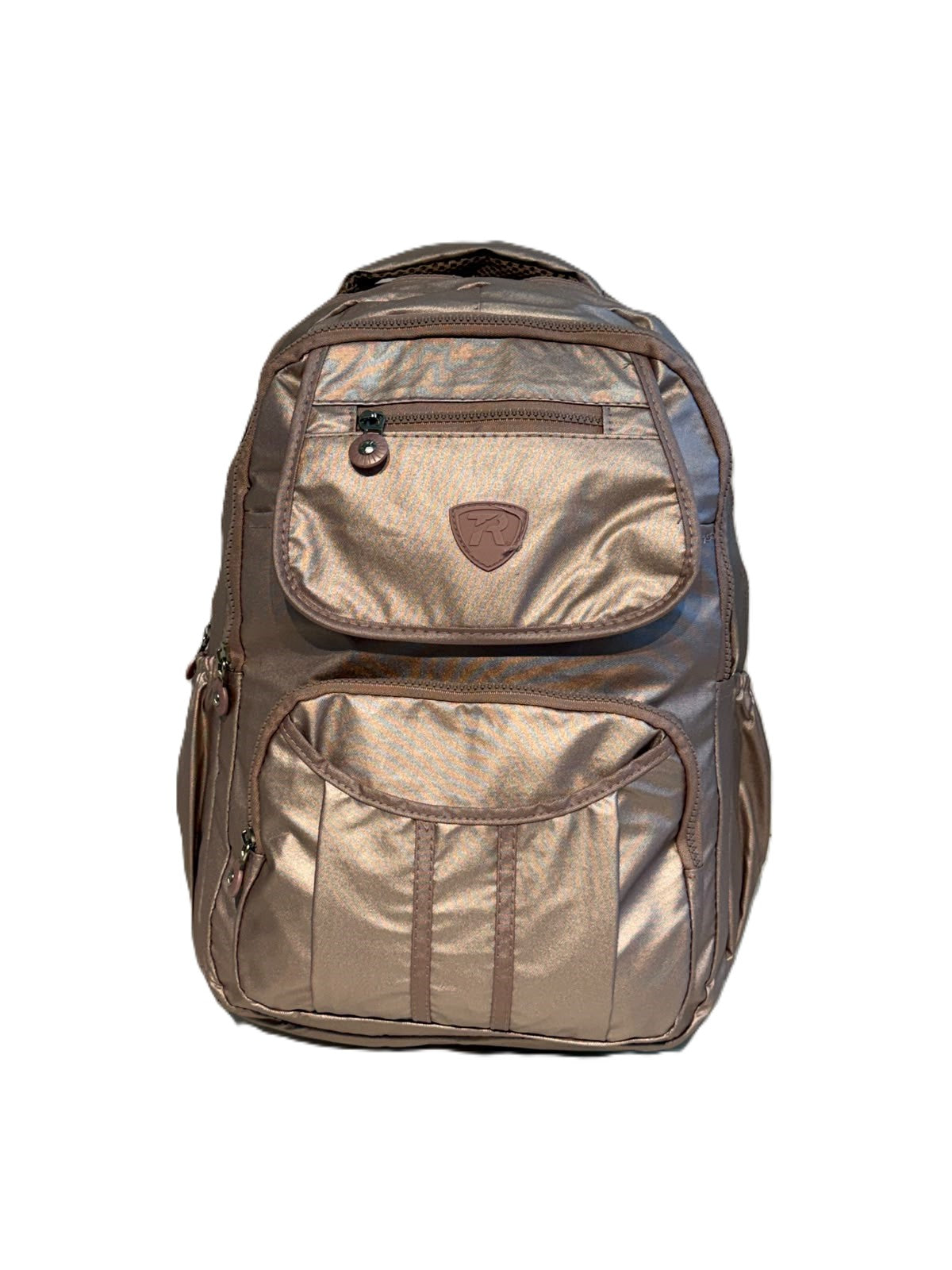 MOCHILA JUVENIL ESCOLAR ROSA GOLD TRAVEL REPUBLIC MOD.TR-SCK034